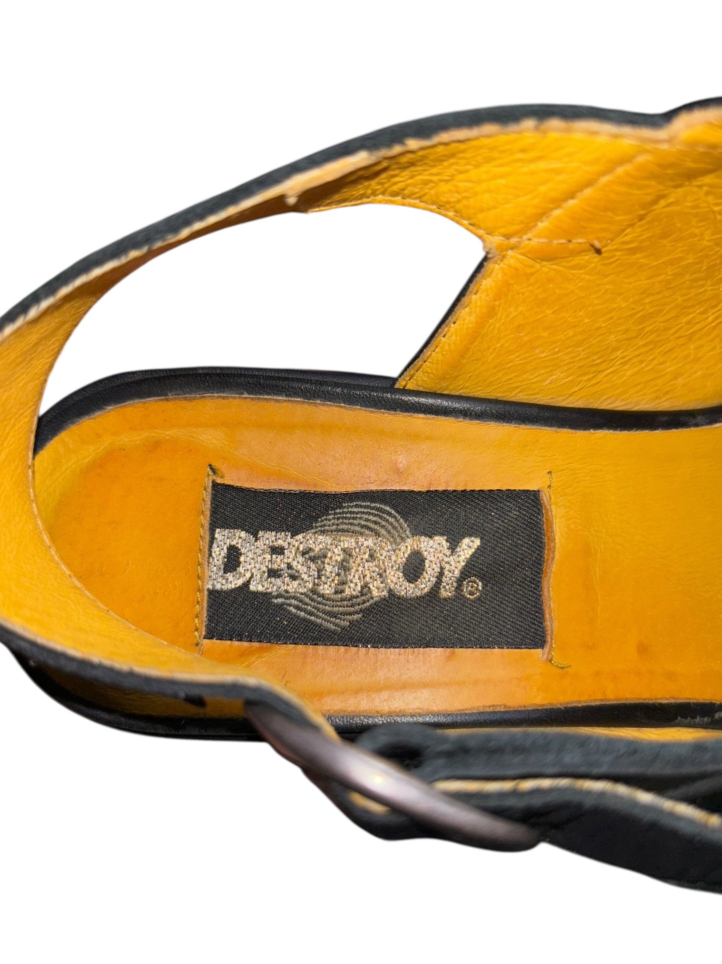 Vintage Destroy platform sandals size 39