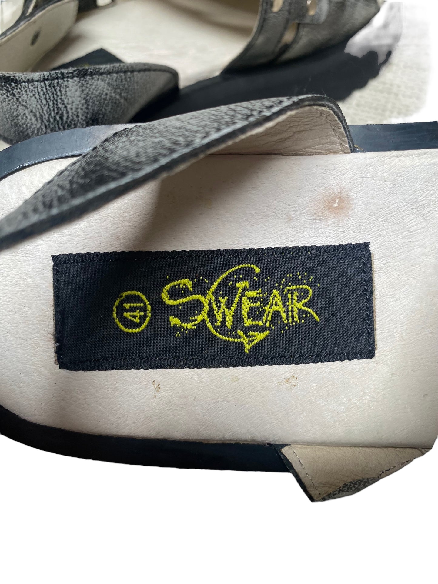 Swear London alternative leather sandals size 41