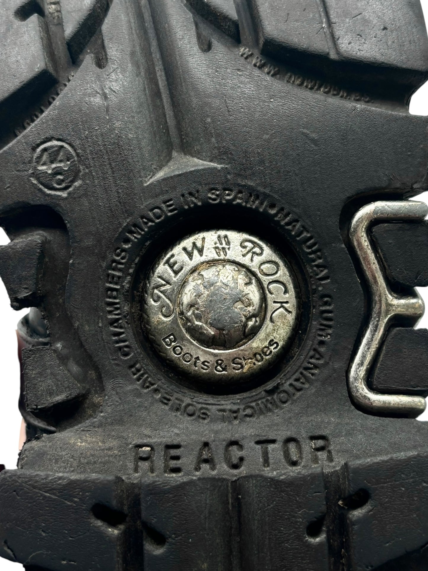 Rare vintage New Rock demon reactor leather boots size 42