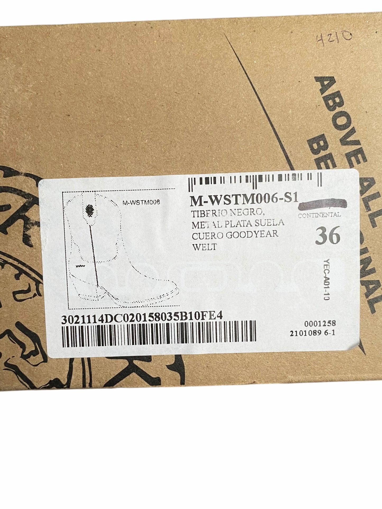 New Rock cowboy boots size 36