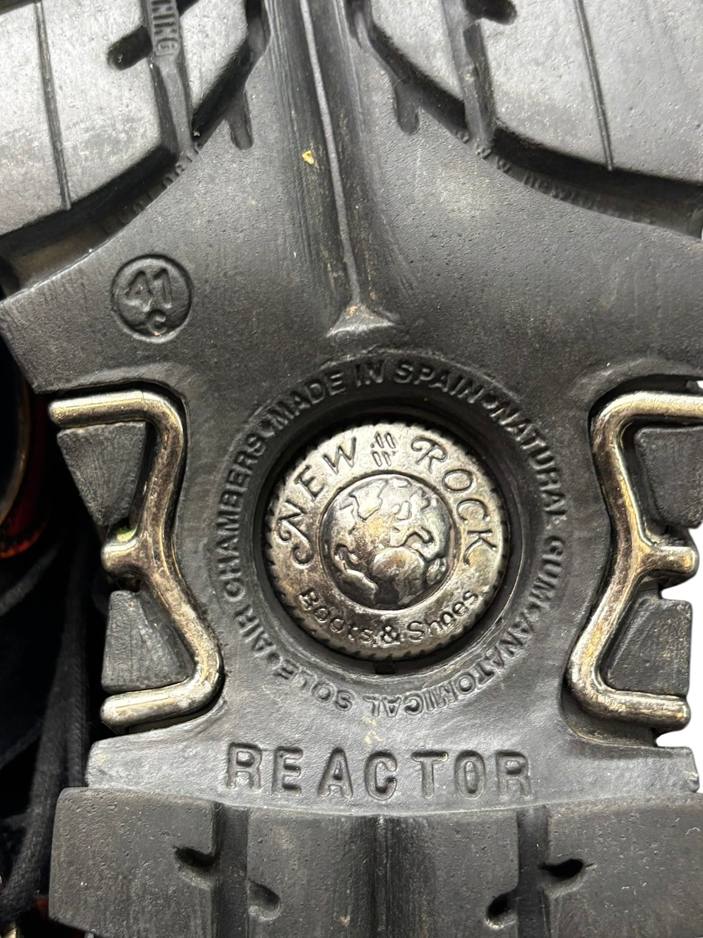 Vintage New Rock reactor flame boots size 38