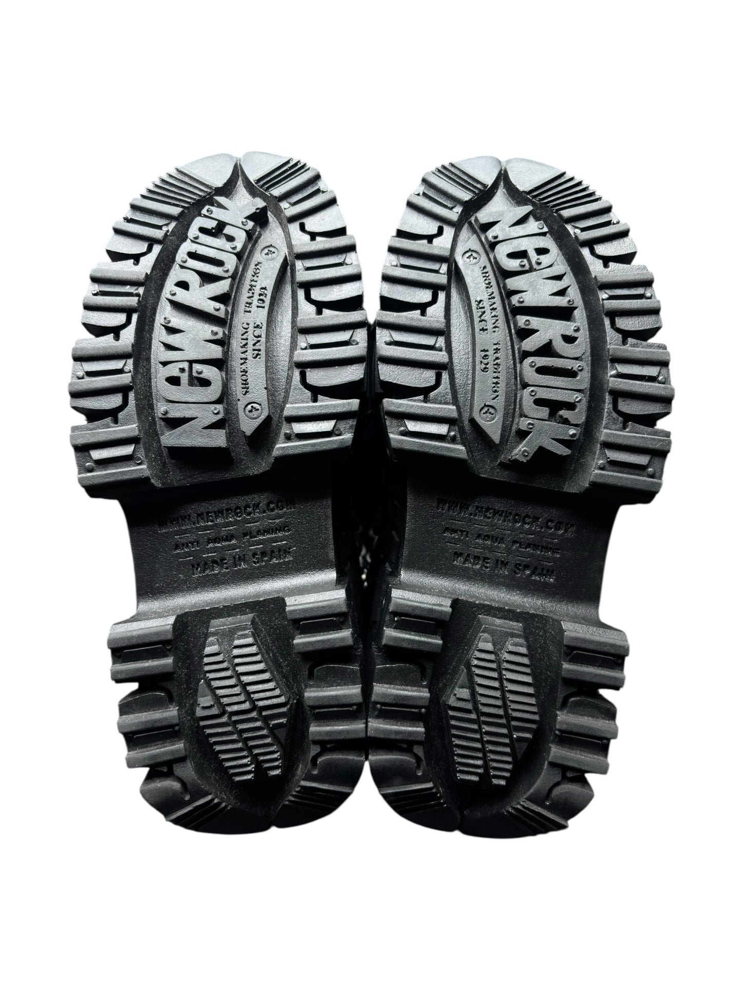 New Rock mid-calf techno platform boots size 39