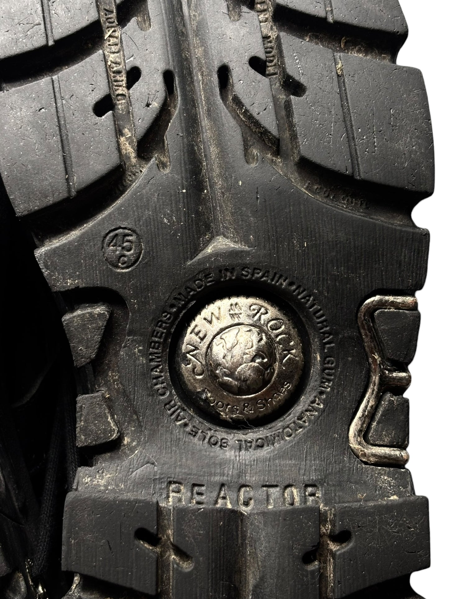 Vintage New Rock knee high reactor boots size 45