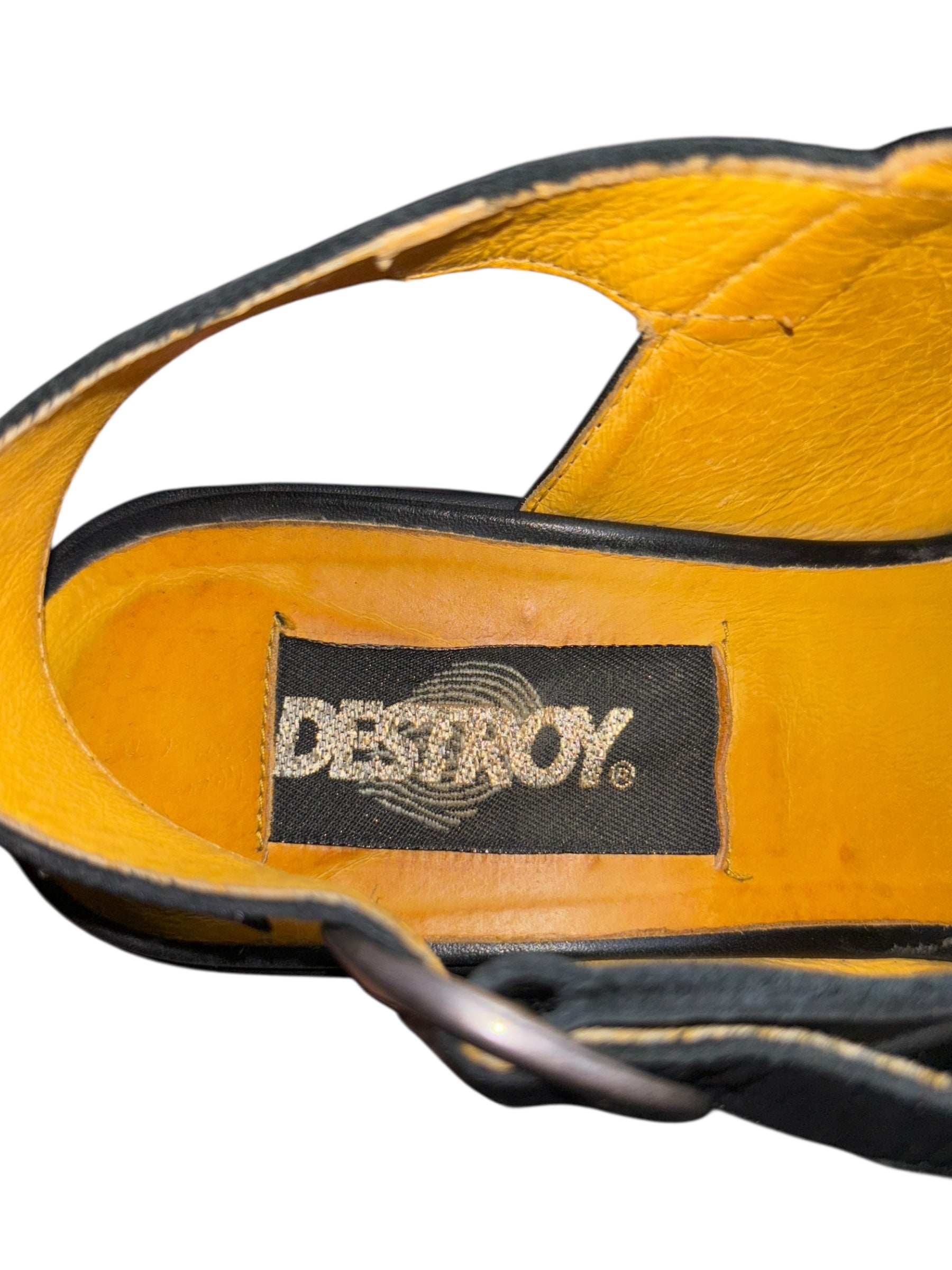 Vintage Destroy platform sandals size 39