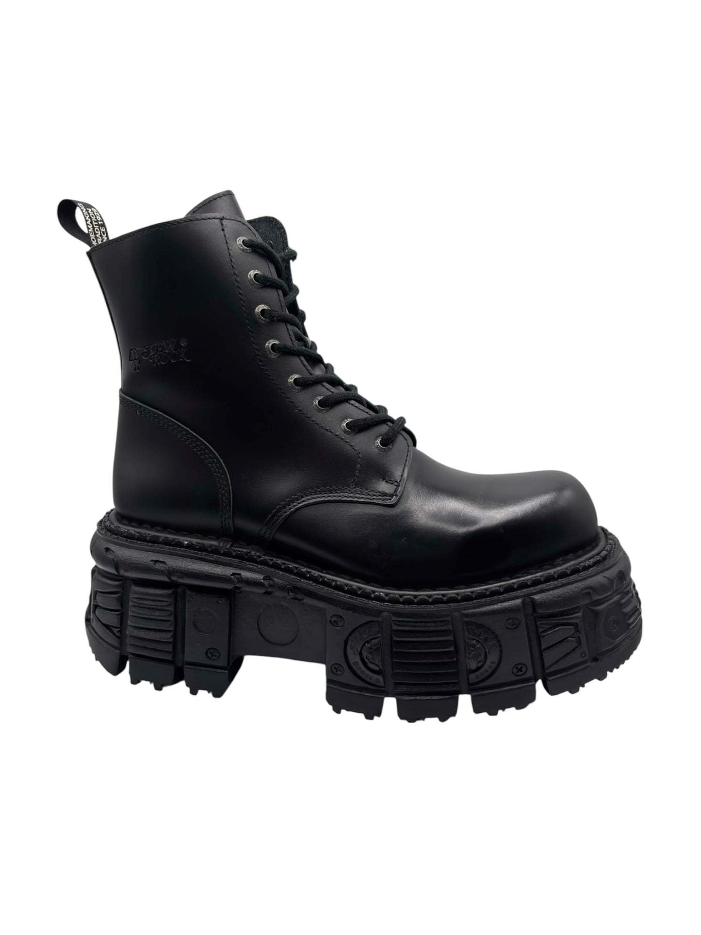 New Rock tank platform leather boots