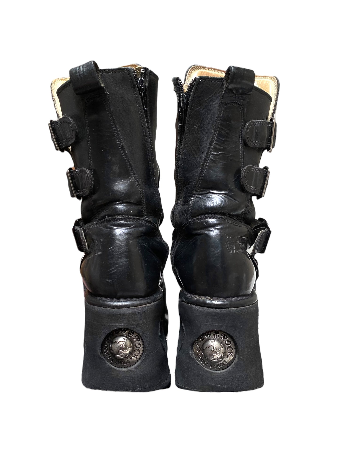 Vintage New Rock neptuno platform boots size 37