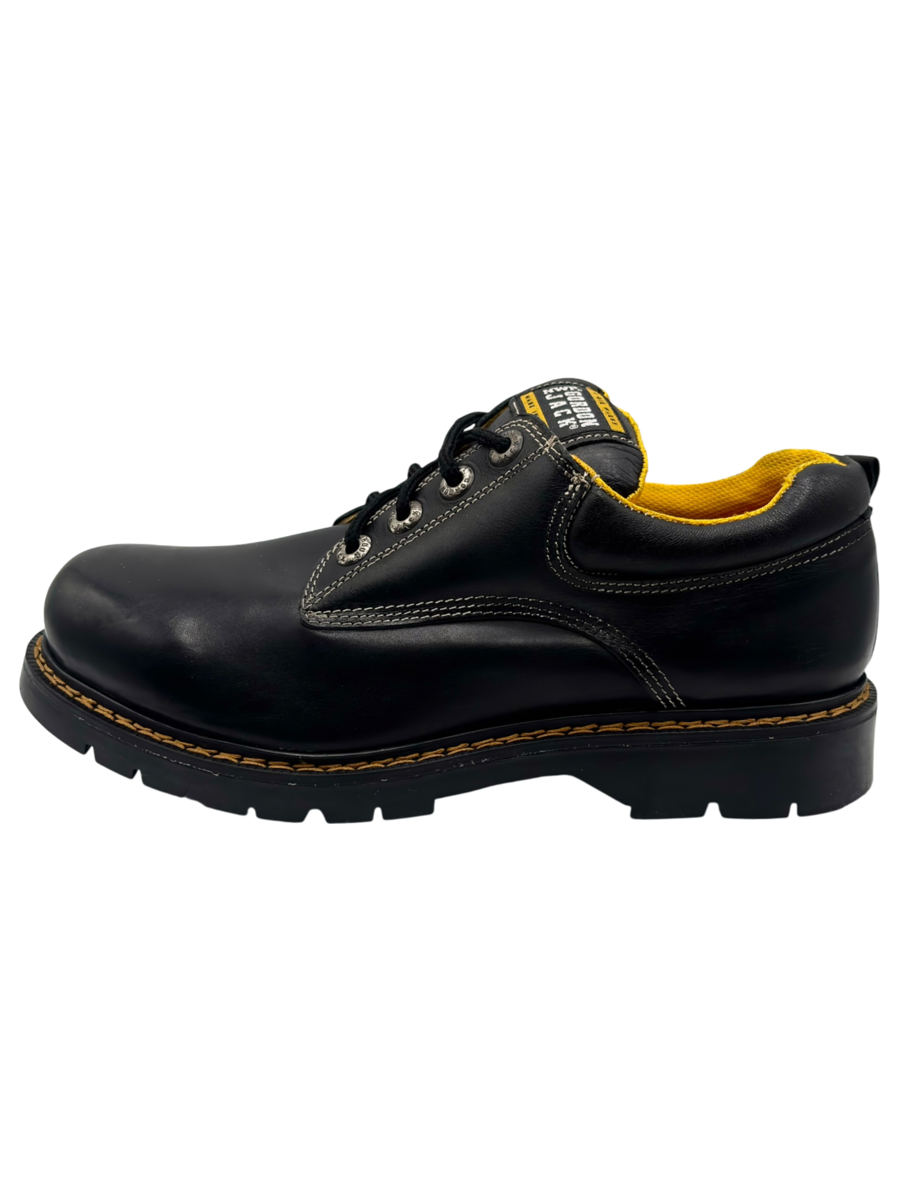 Vintage Gordon Jack classic black leather ankle boots size 44