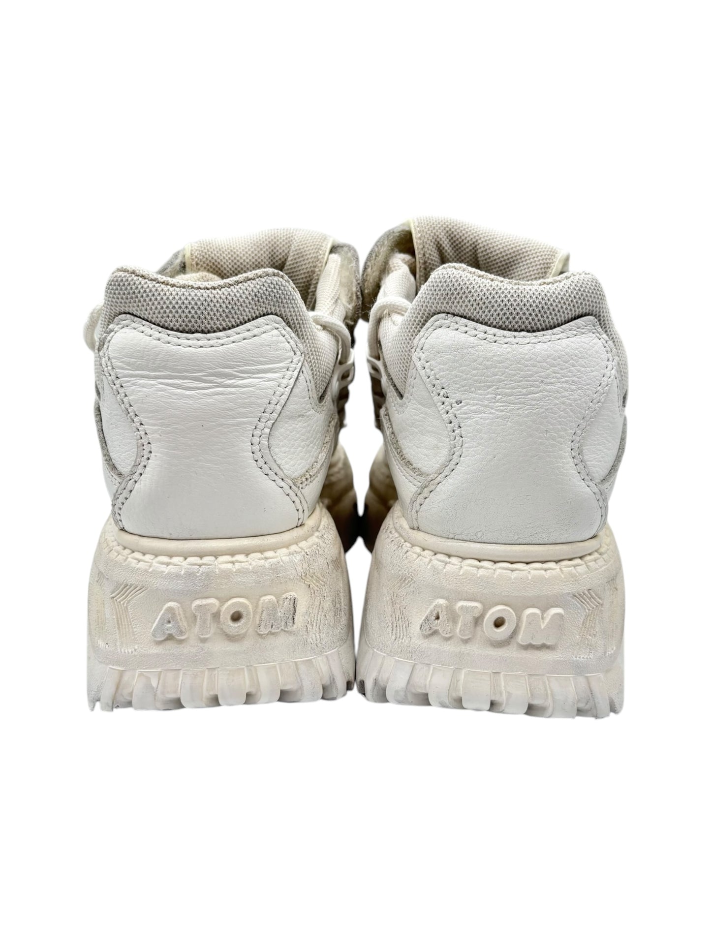 Vintage Gordon Jack white platform boots size 39