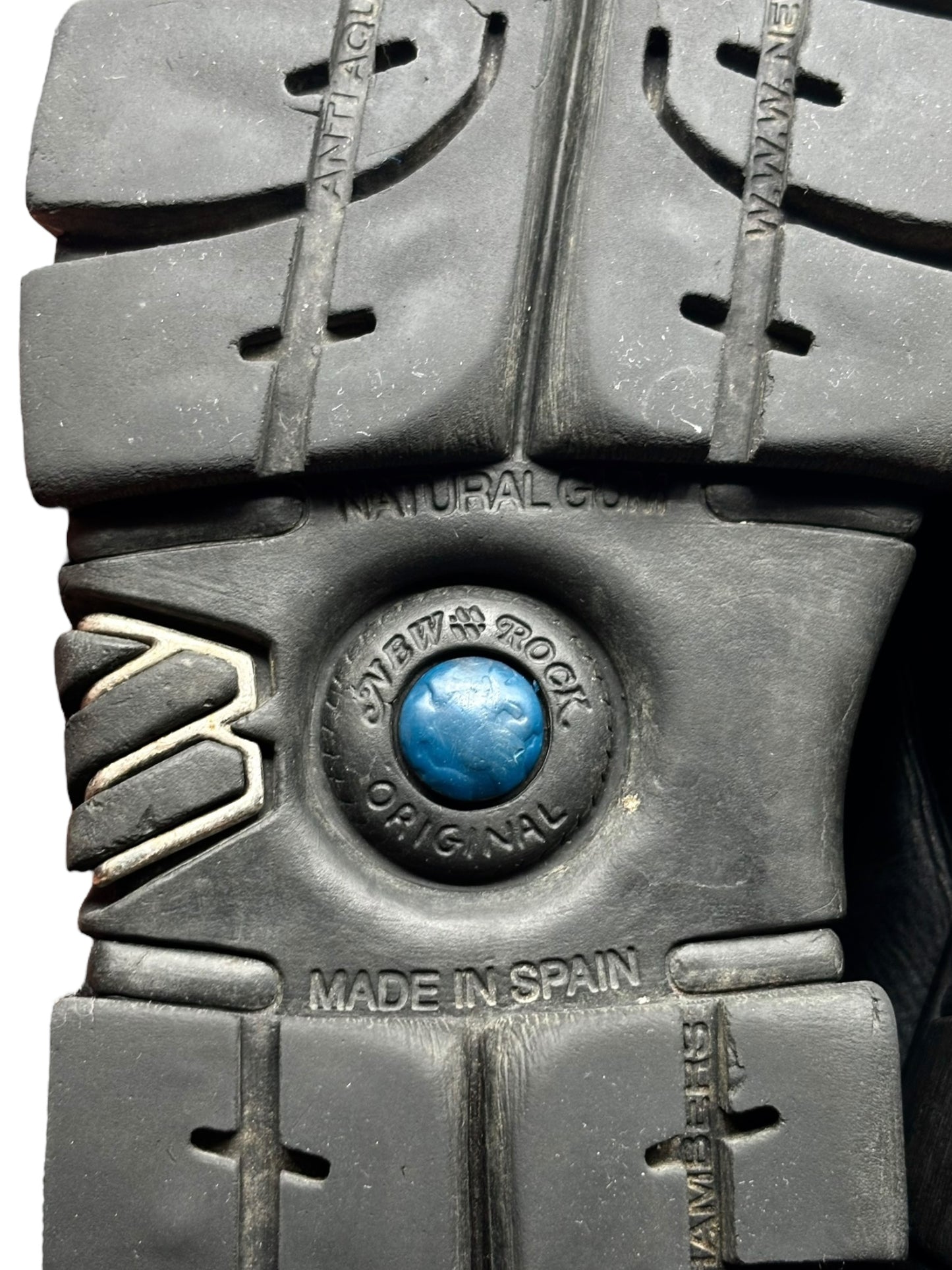 Vintage New Rock triple clasp platform boots size 40