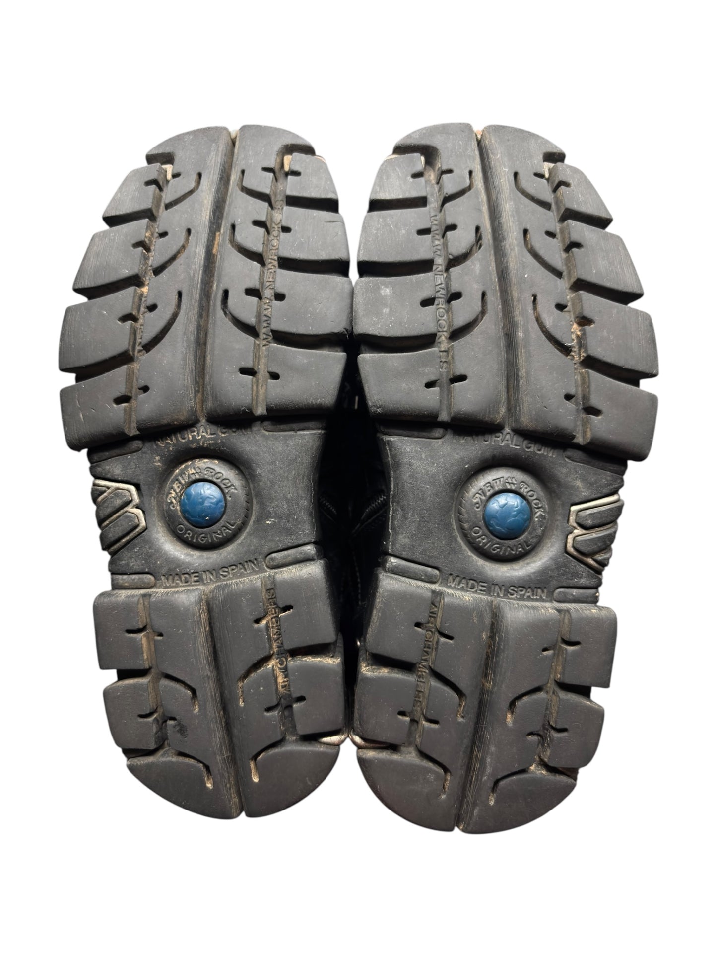 Vintage New Rock studded mid-calf platform boots size 39