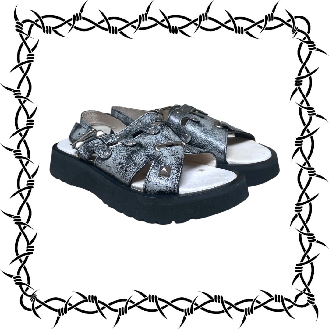 Swear London alternative leather sandals size 41