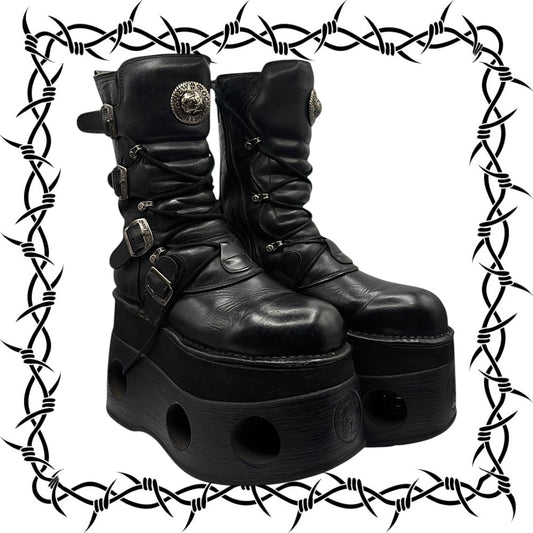 New Rock custom neptuno platform boots size 44