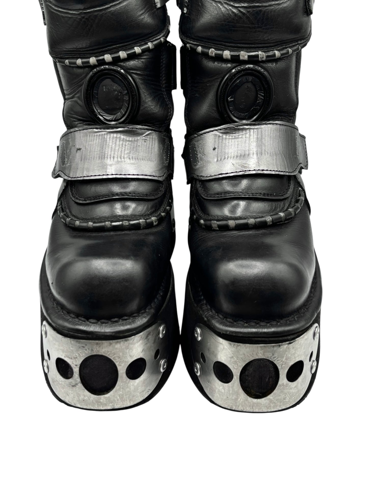 Extremely rare vintage 90s New Rock neptuno platform boots size 39