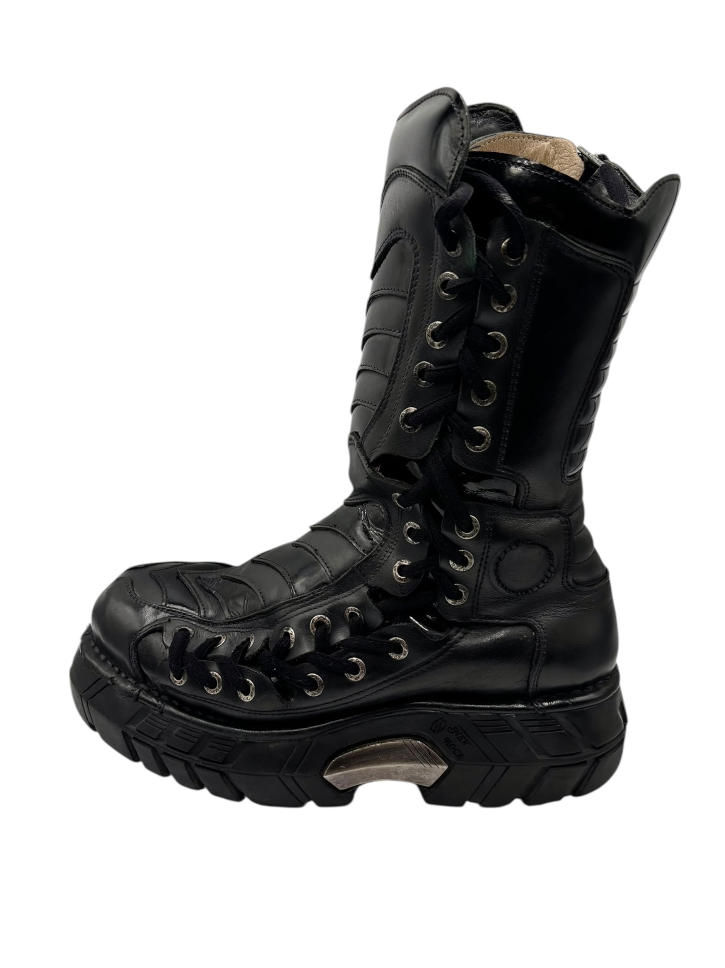 RARE vintage New Rock trailer platform boots size 40