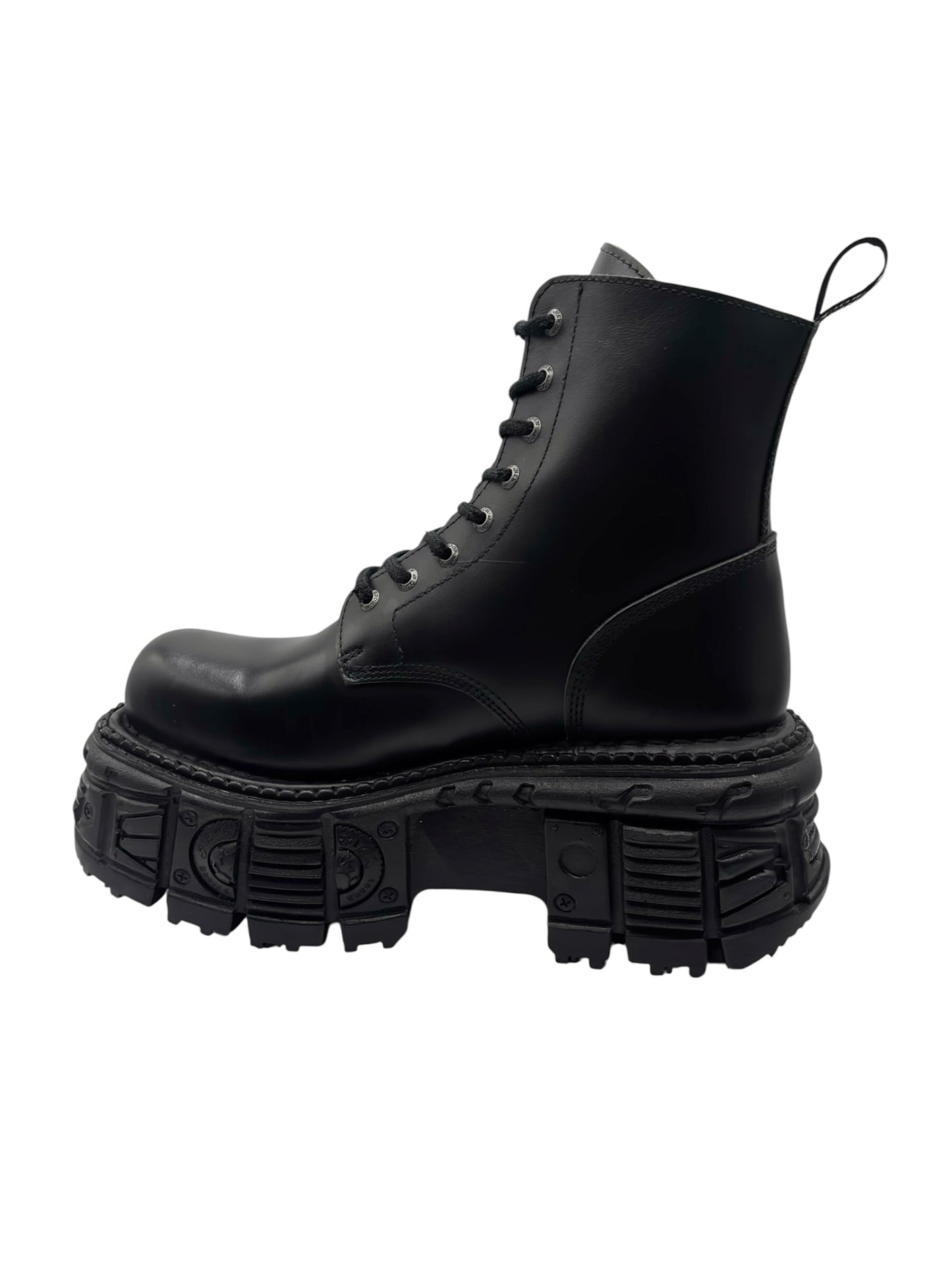 New Rock tank platform leather boots
