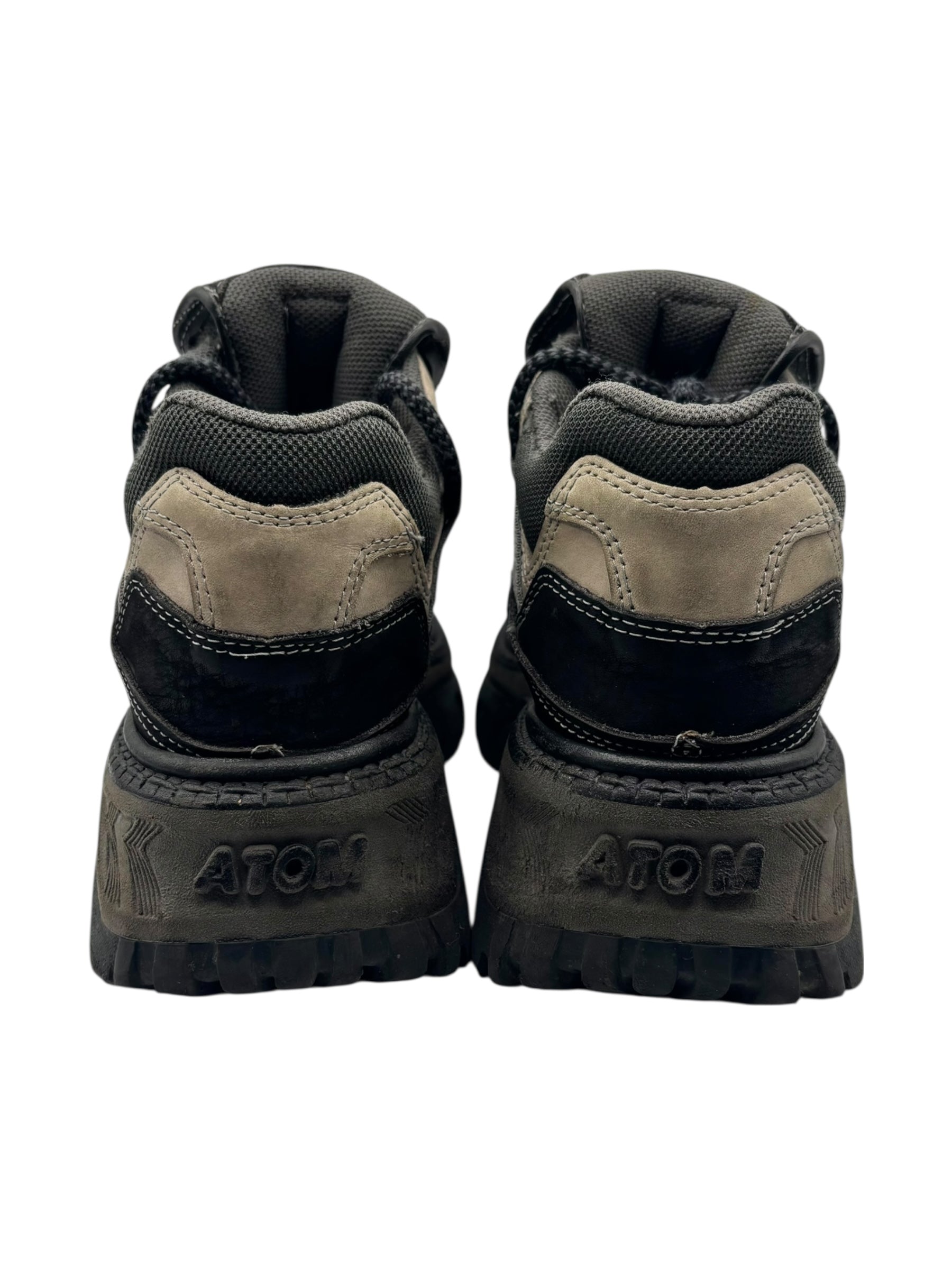 Vintage Gordon Jack black/beige platform boots size 41