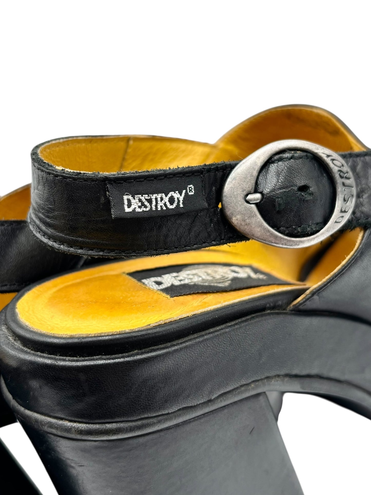 Vintage Destroy platform sandals size 39