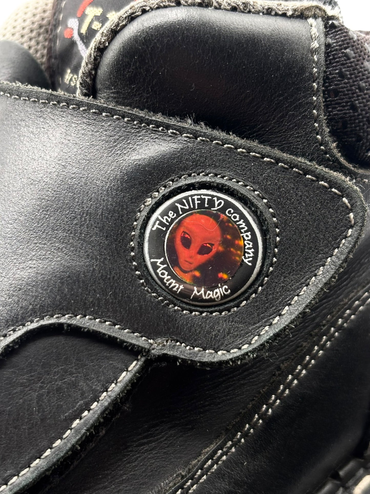 Vintage ART T-34 black platform boots size 38