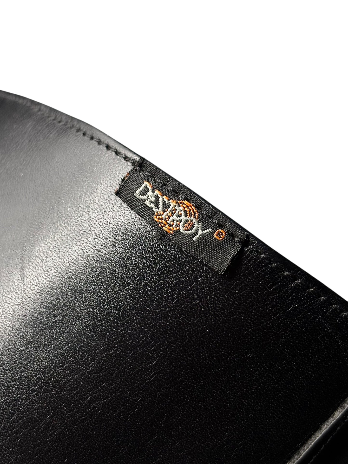 Vintage Destroy knee high block platform leather boots size 38