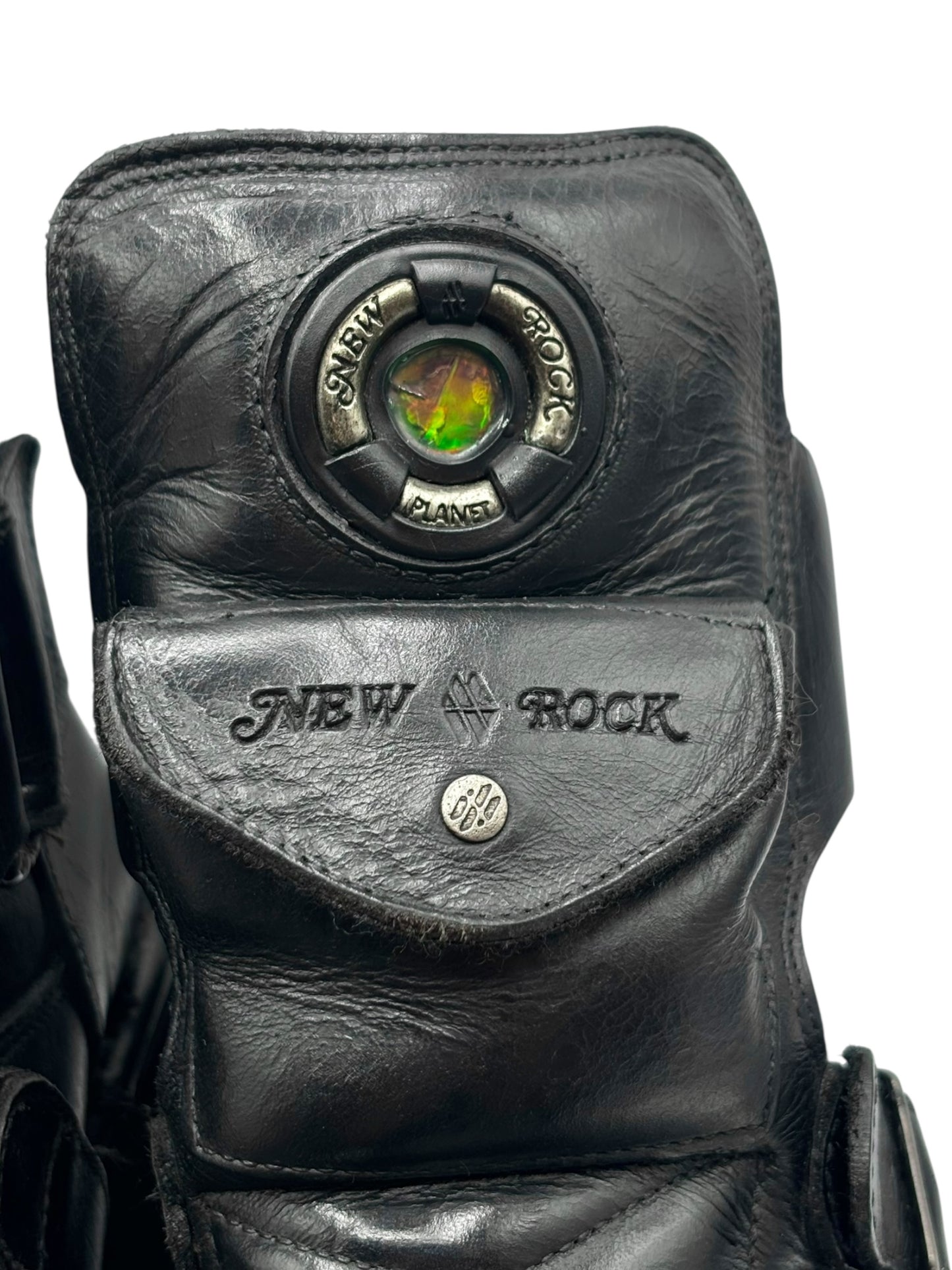 Vintage 90s New Rock neptuno pouch platform boots size 39