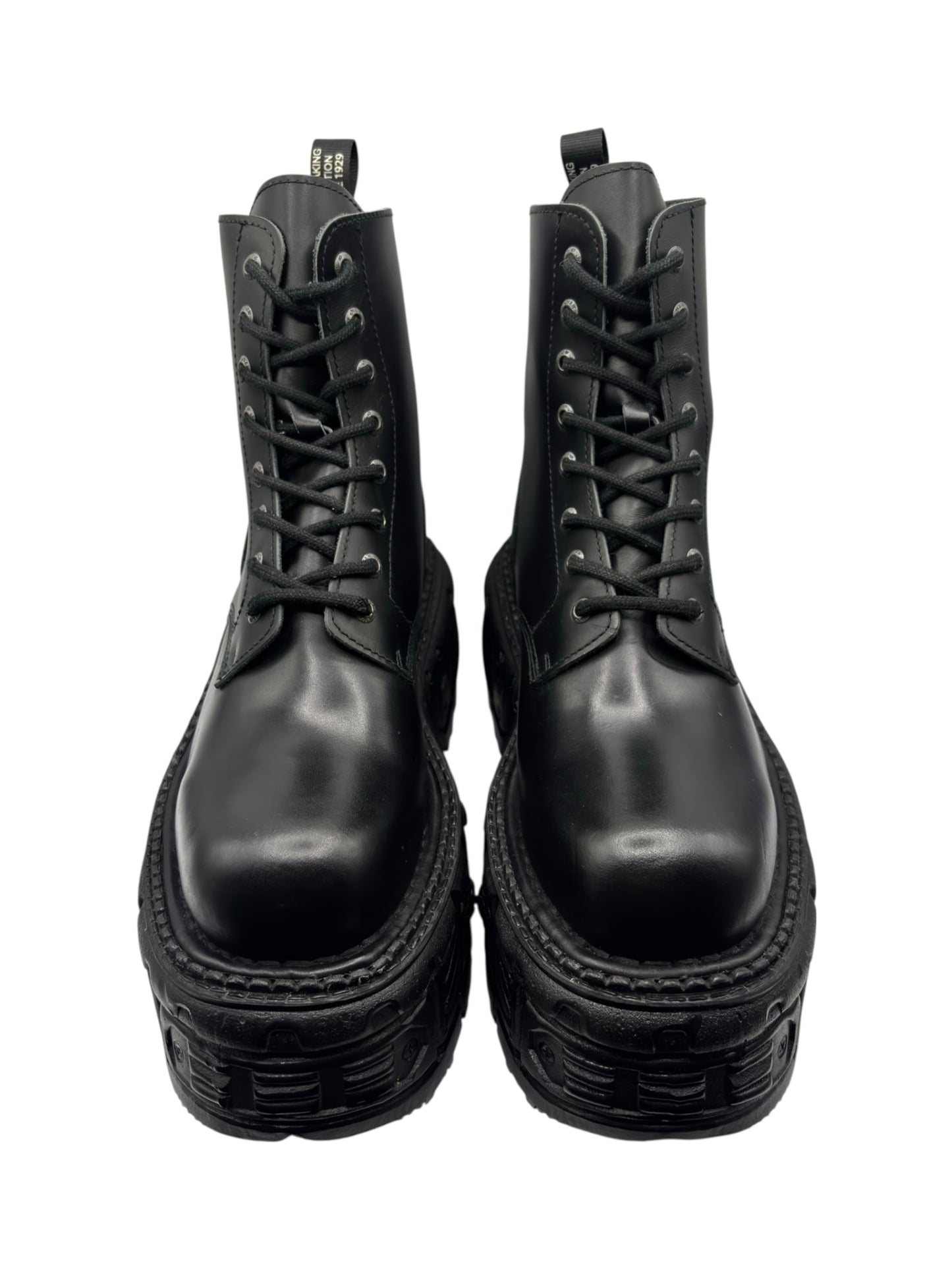 New Rock tank platform leather boots