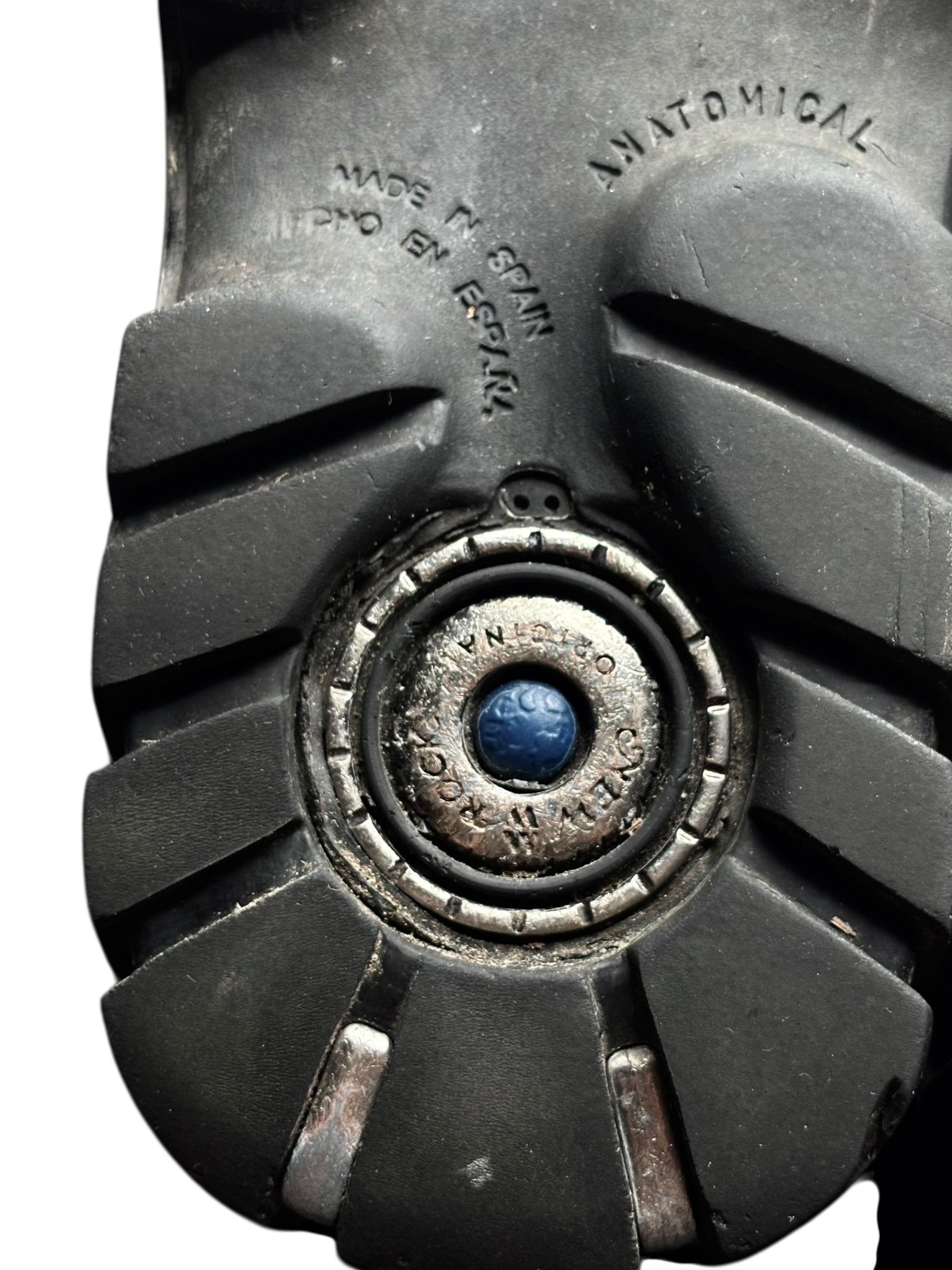 Vintage New Rock grey trailer platform boots size 45