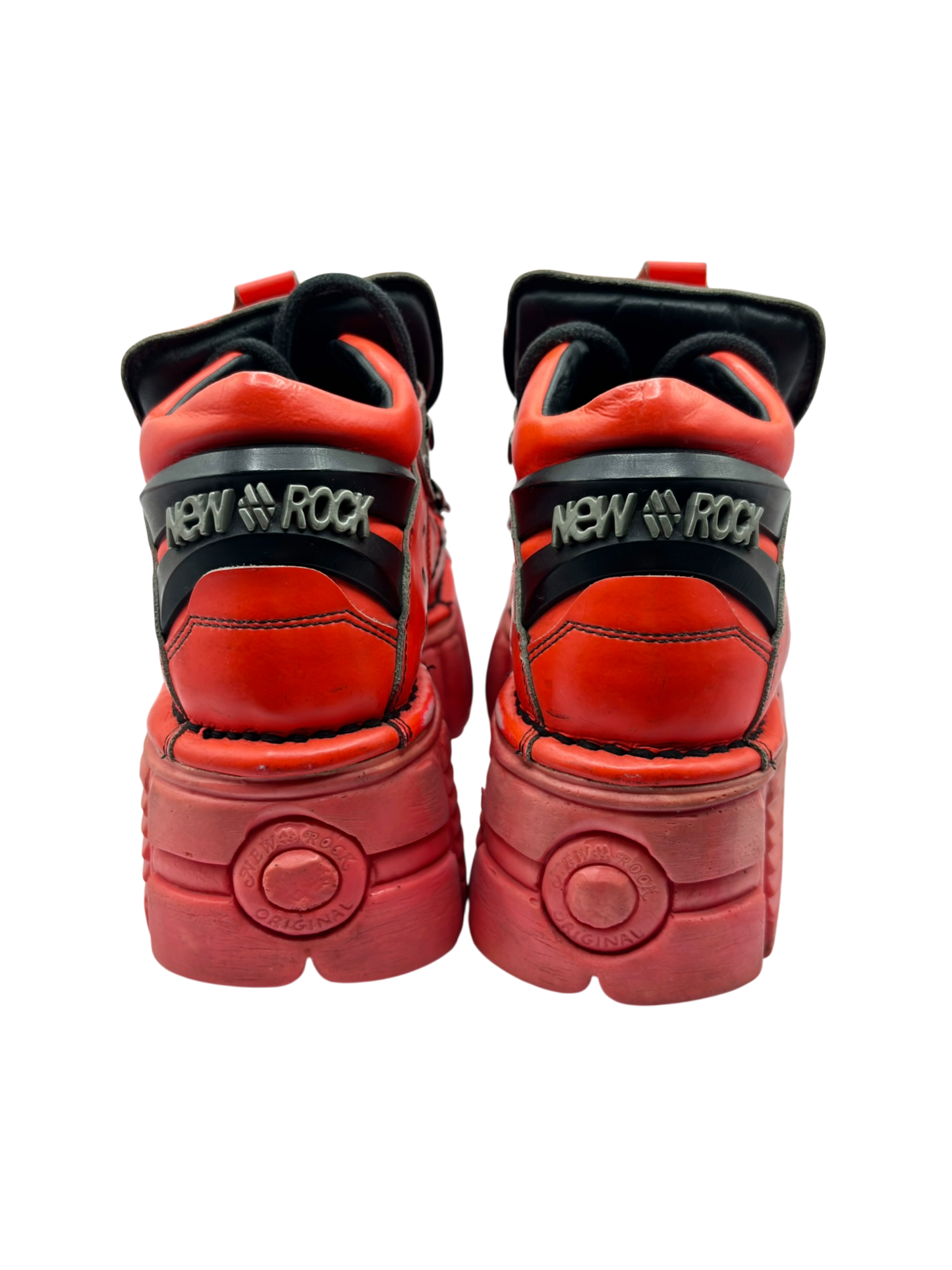 New Rock M-106 bright pink platform boots size 38