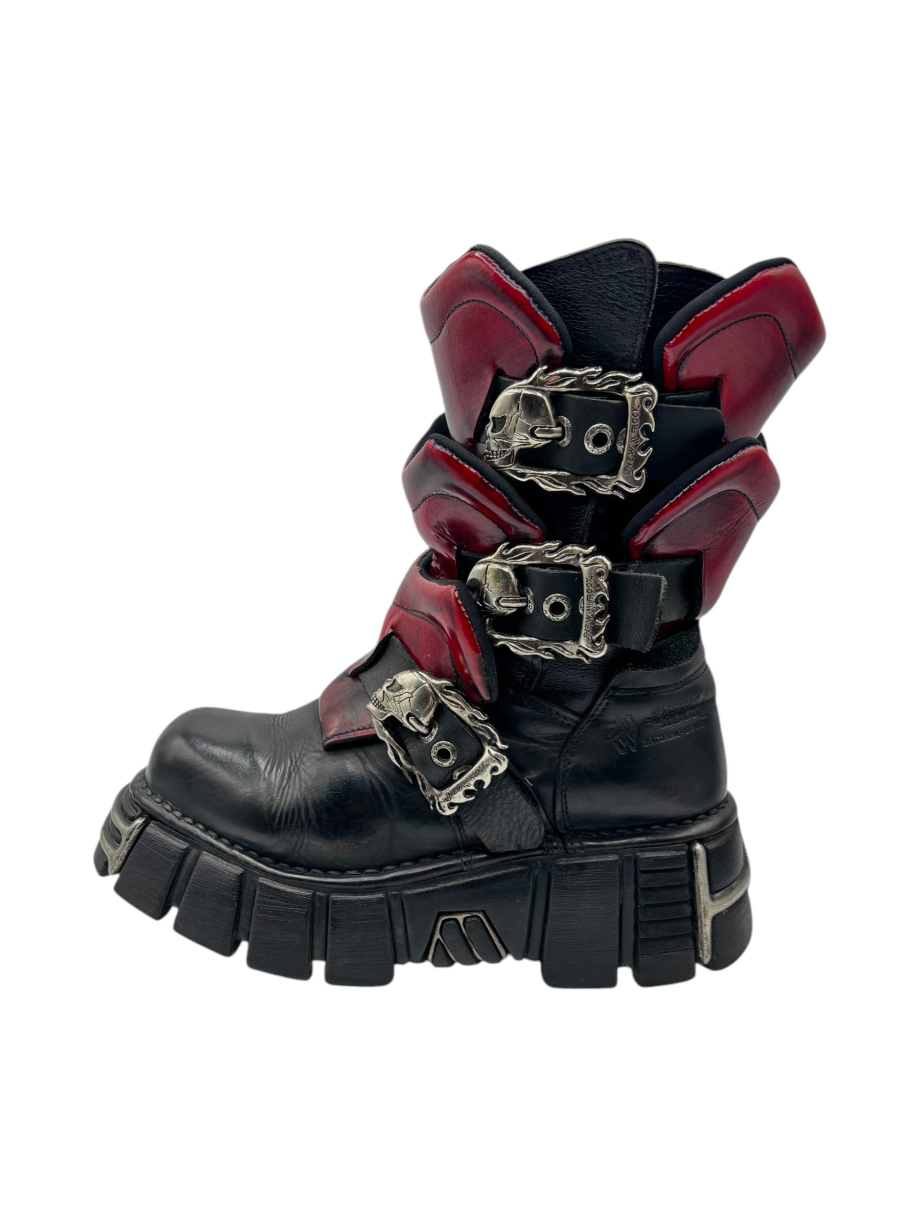 SUPER RARE vintage New Rock red dragon boots size 39