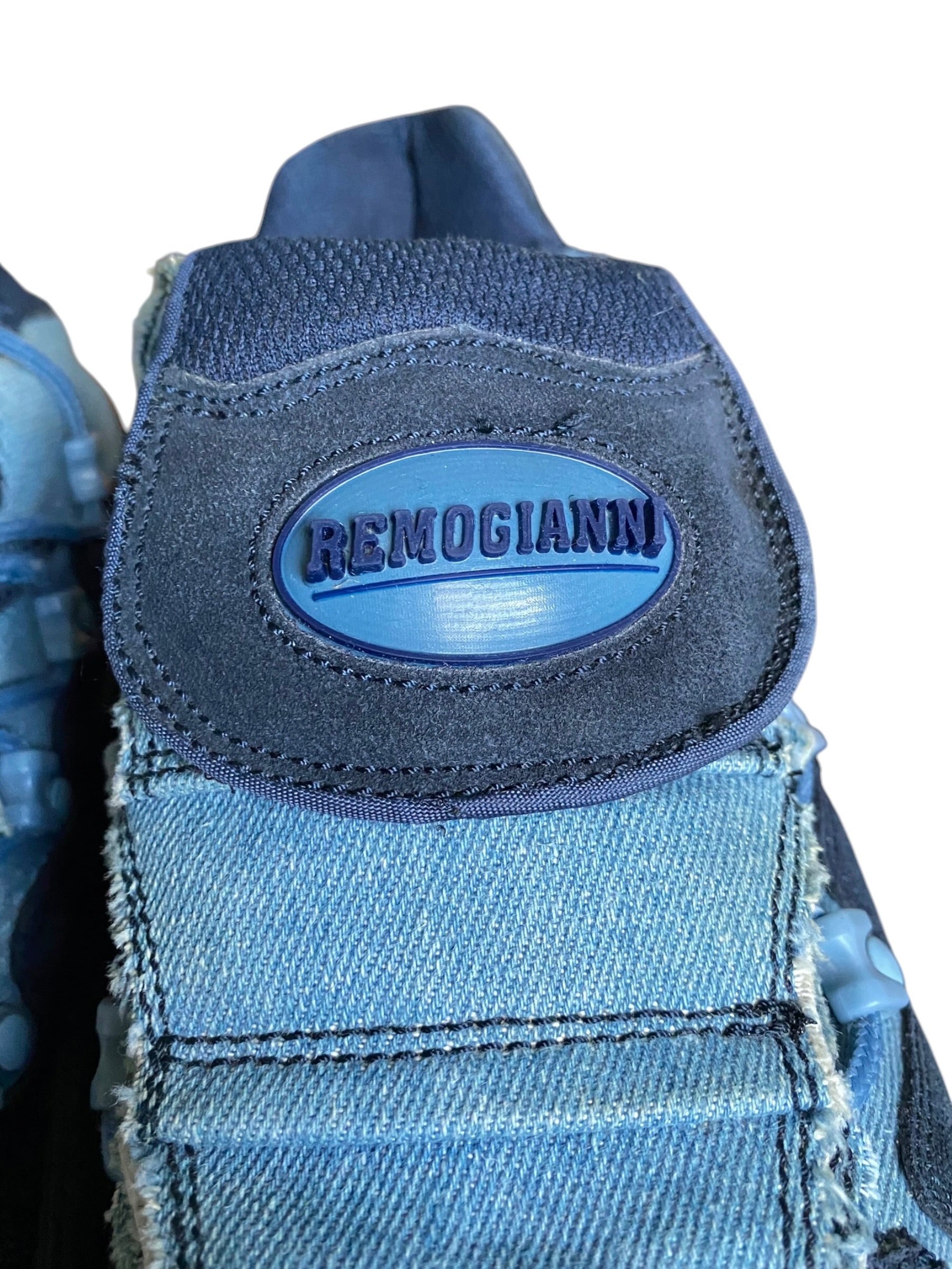 Vintage Remo Gianni blue platform boots size 40