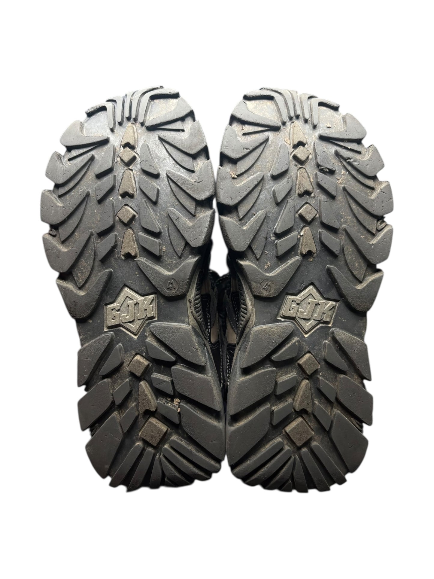 Vintage Gordon Jack black/beige platform boots size 41