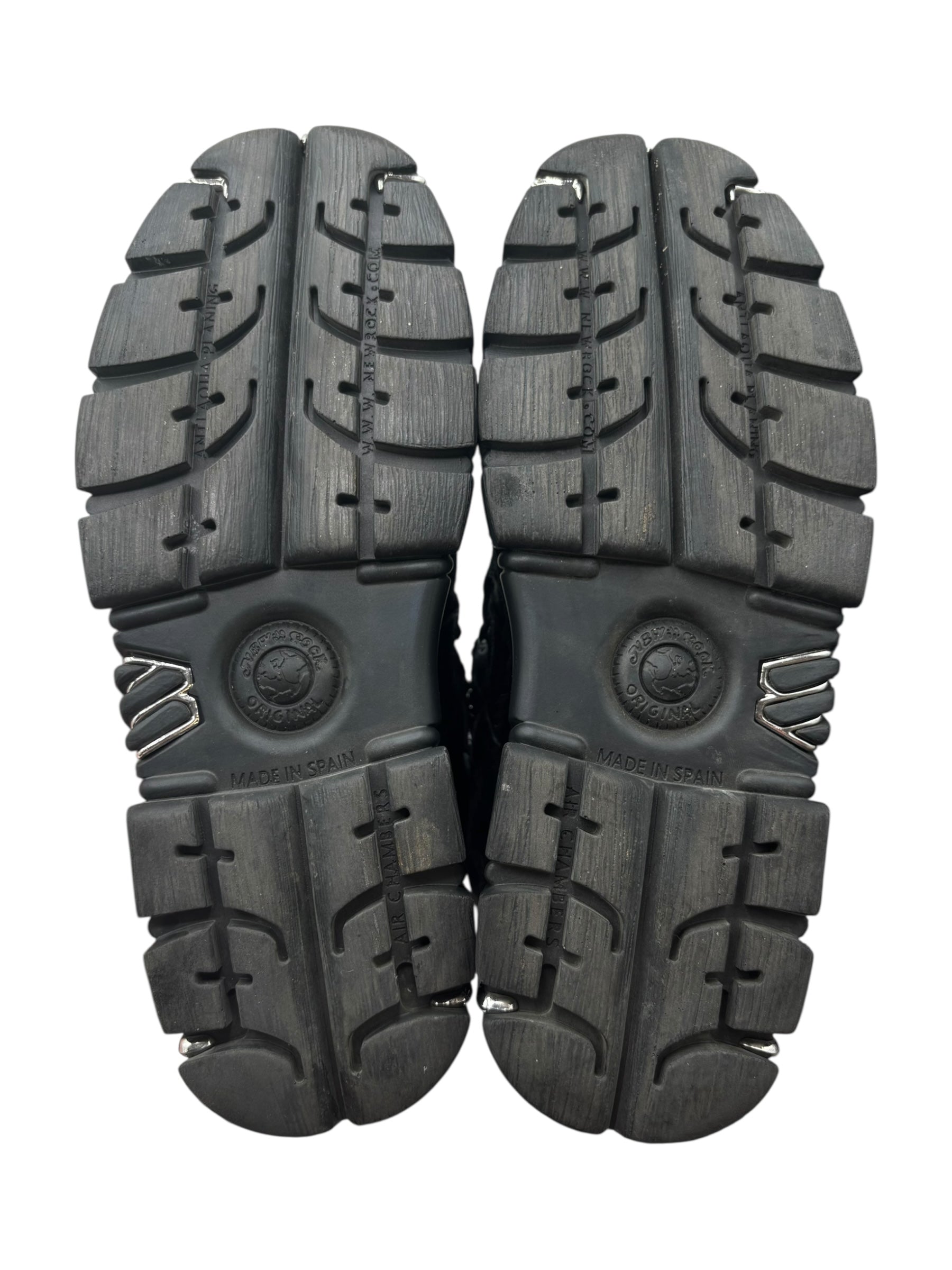 New Rock x Vetements M-106 fur platform boots size 44