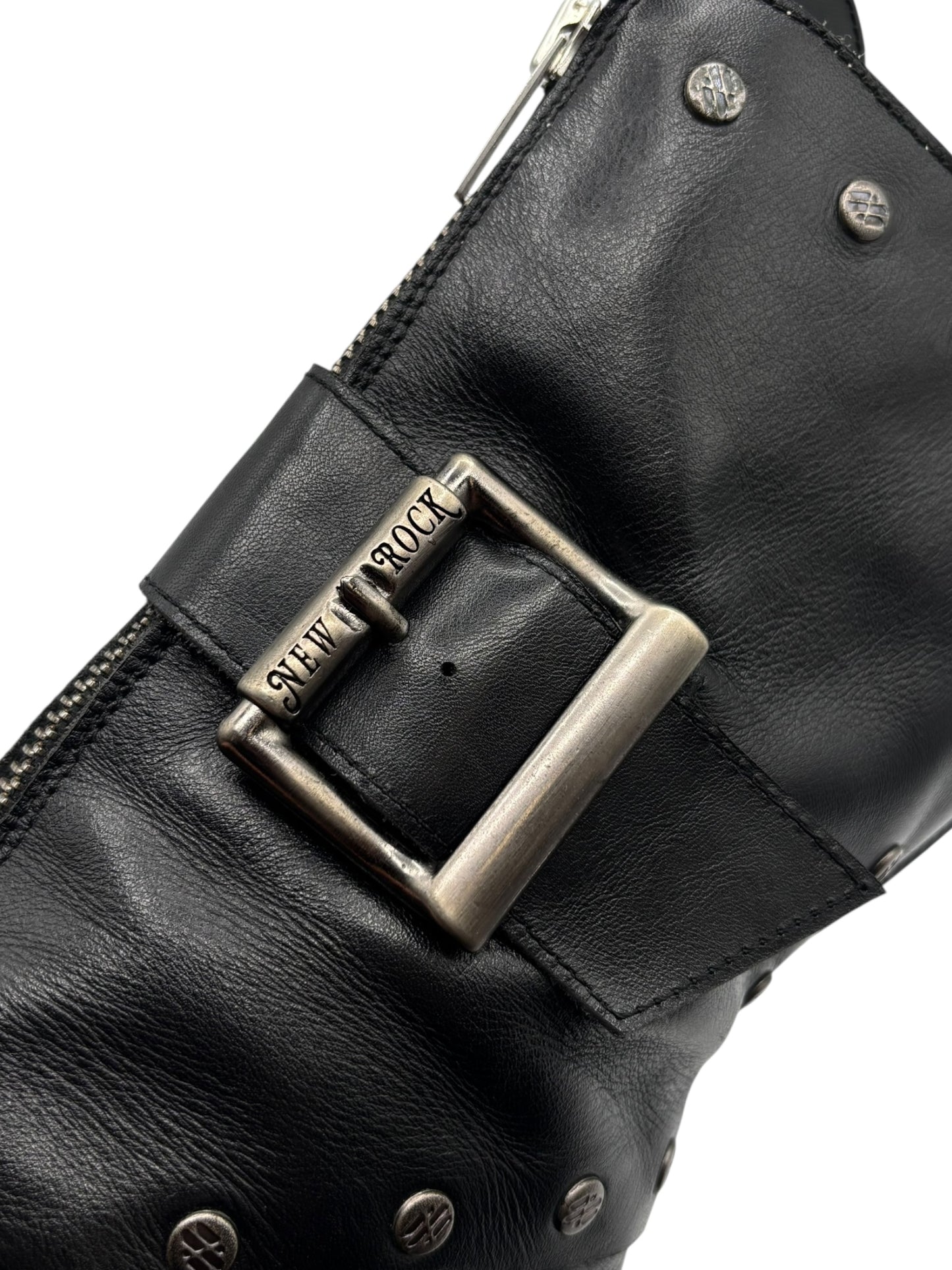 Vintage New Rock studded heels size 40