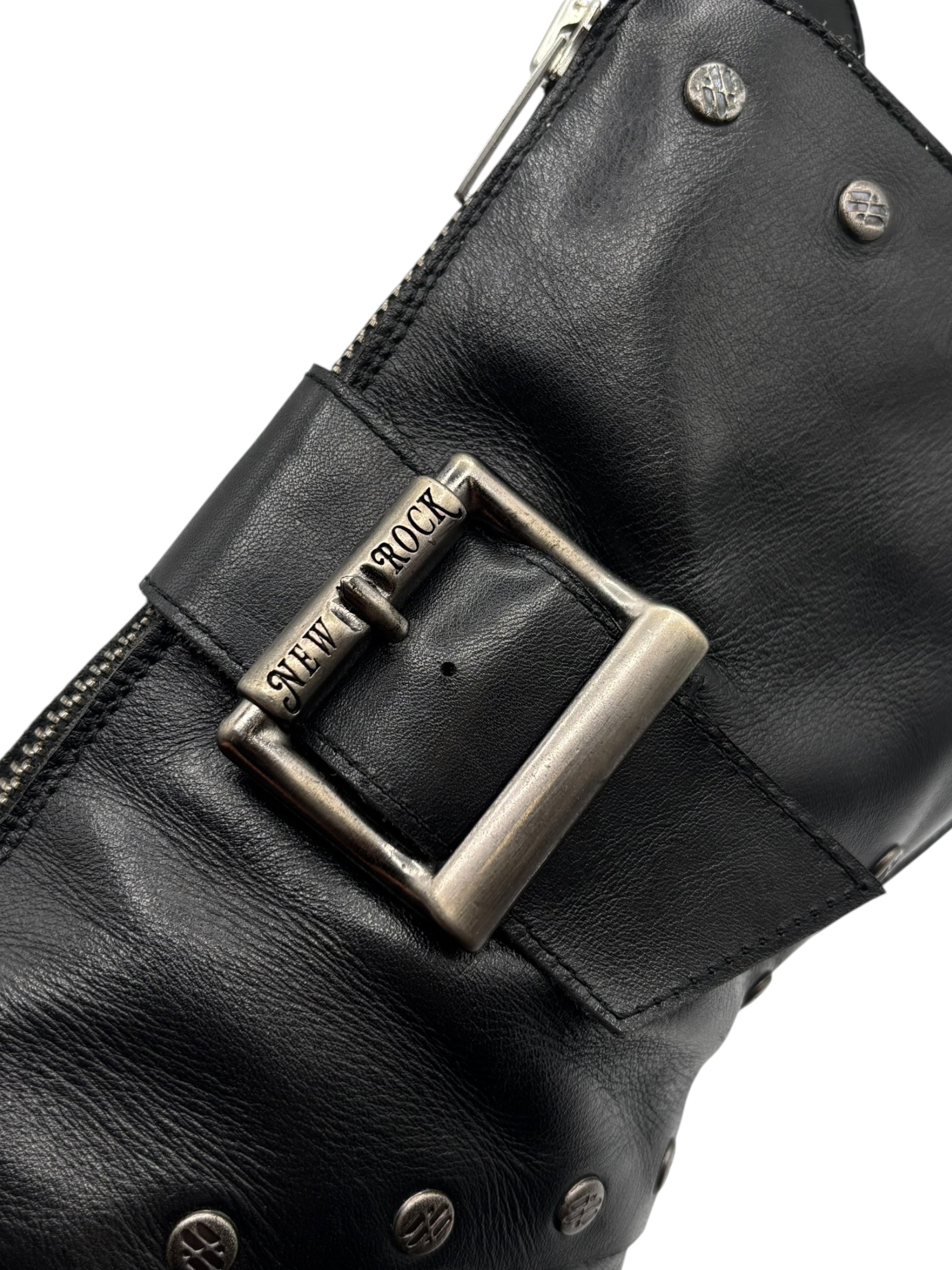 Vintage New Rock studded heels size 40