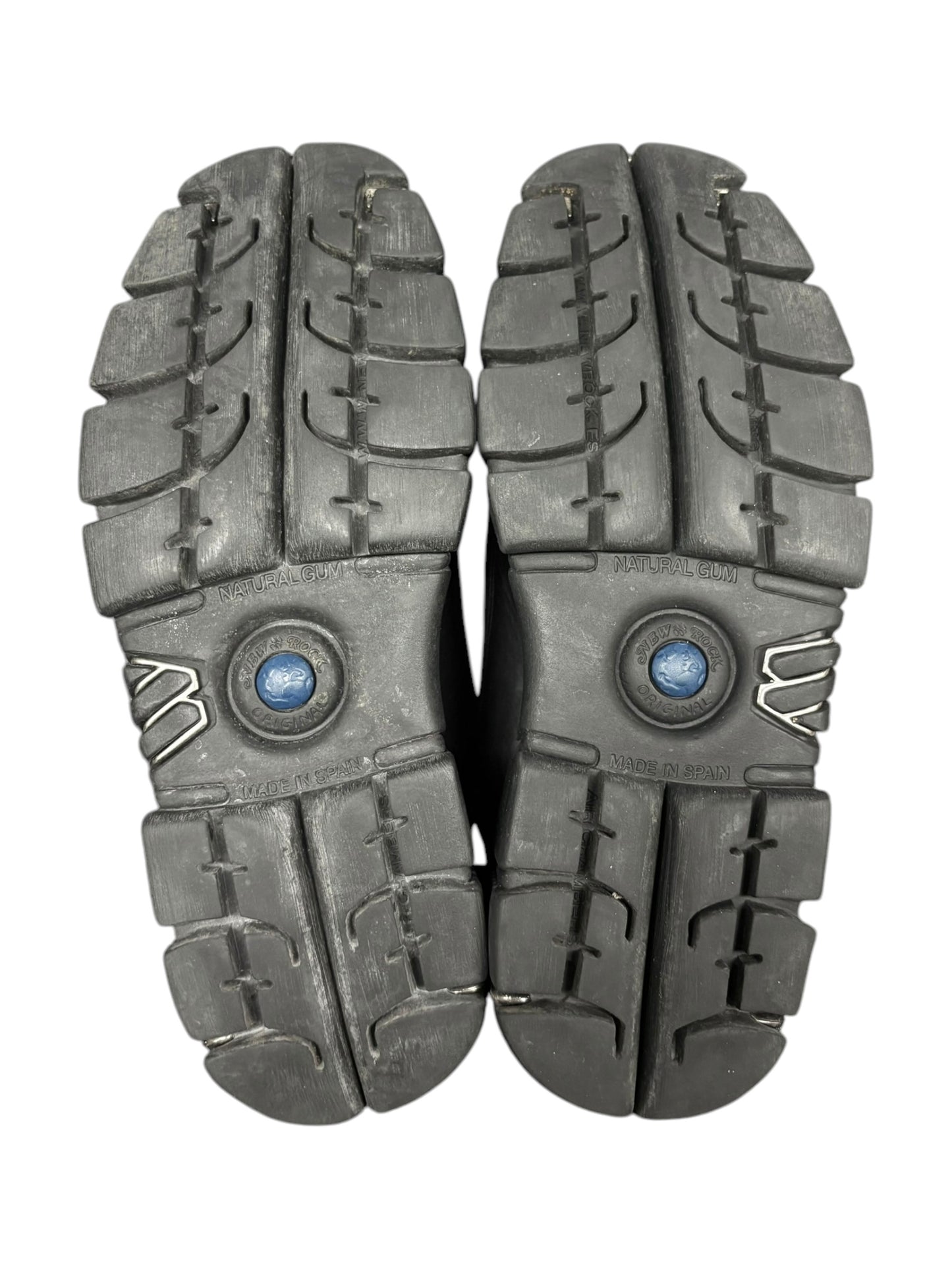 Vintage New Rock lace up leather boots size 44