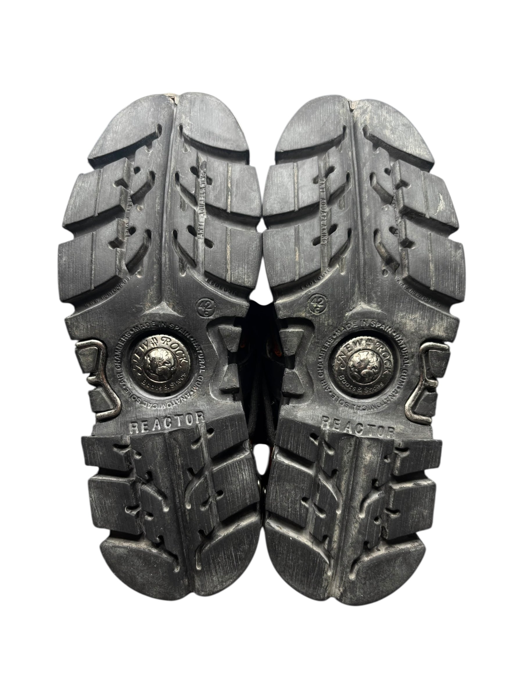 Vintage New Rock mid-calf flame reactor boots size 42