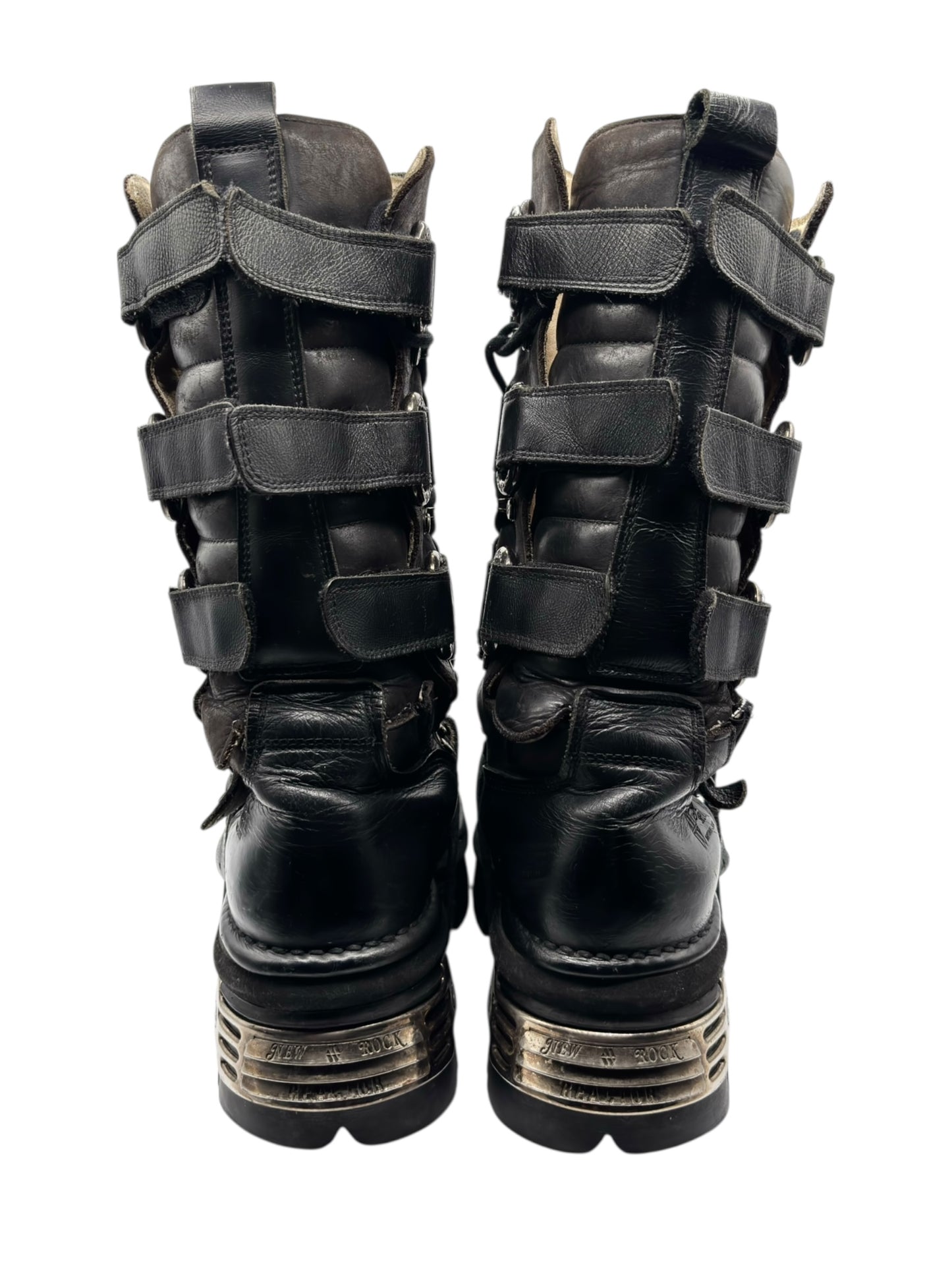 Vintage New Rock knee high reactor boots size 45