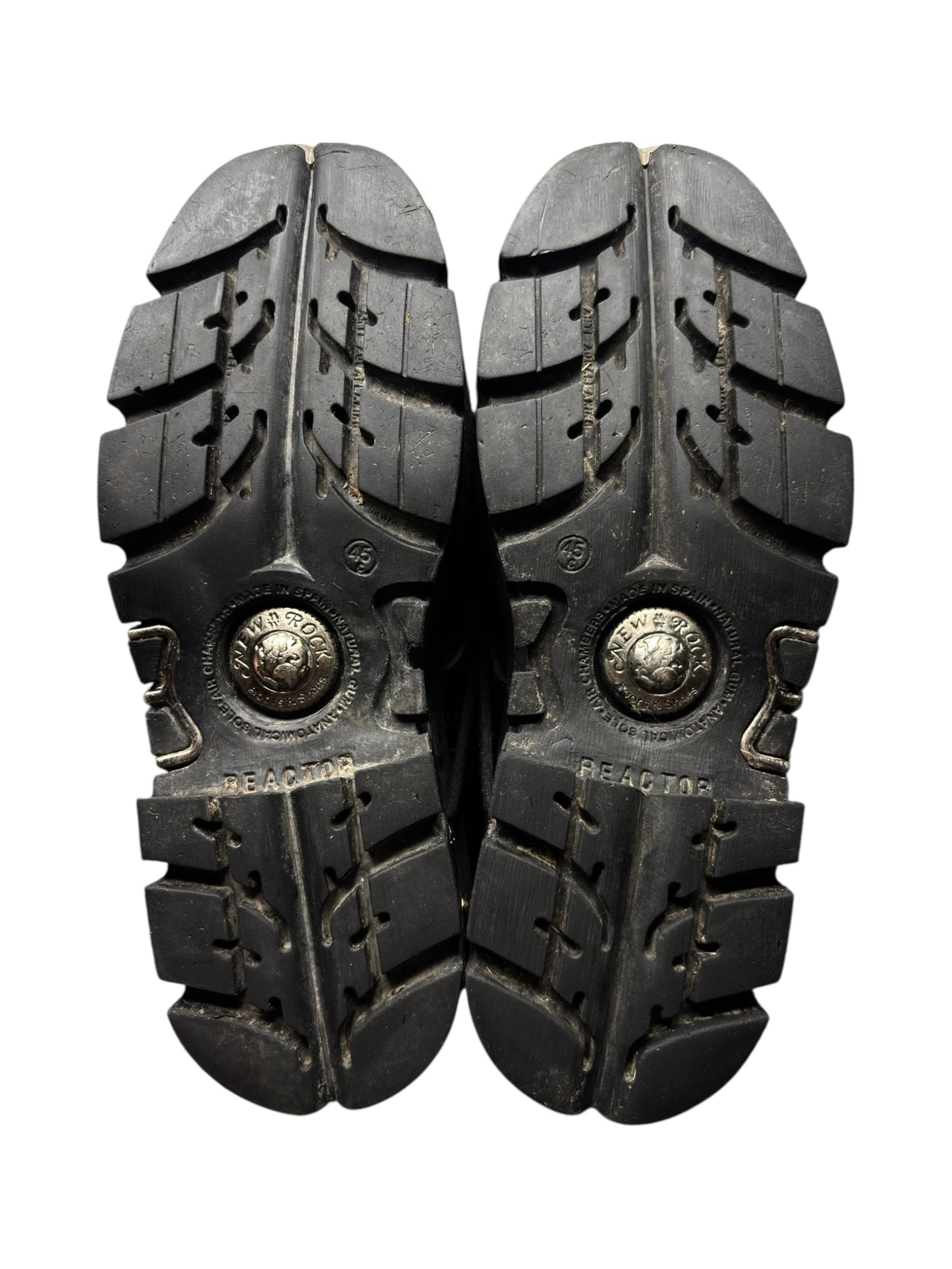 Vintage New Rock knee high reactor boots size 45