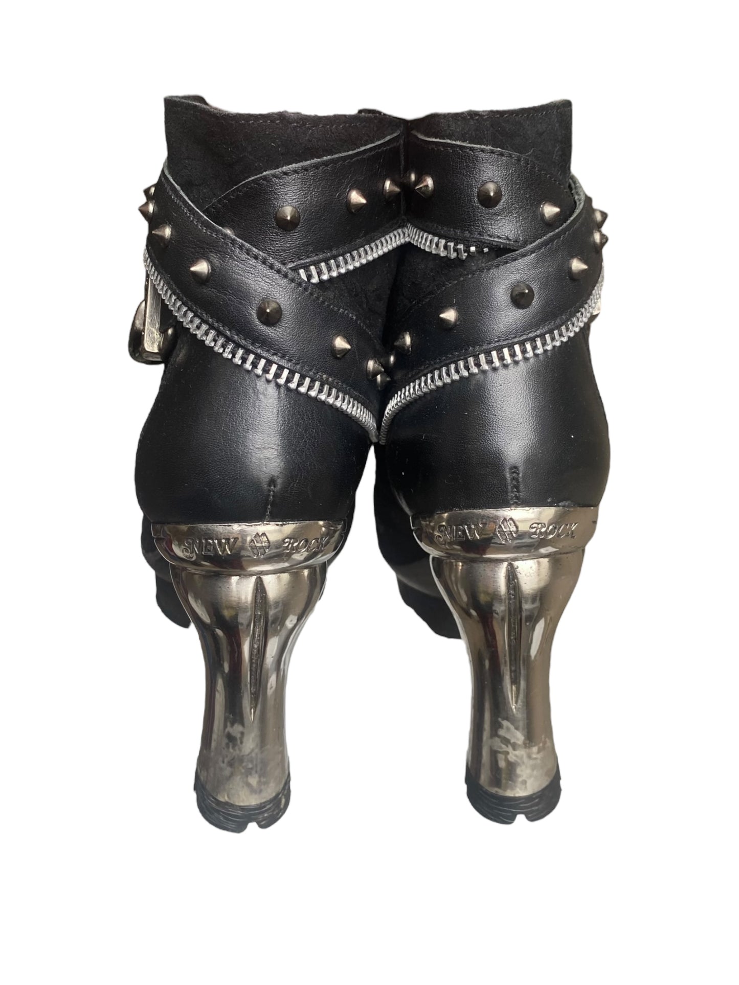 Rare vintage New Rock leather heels size 37