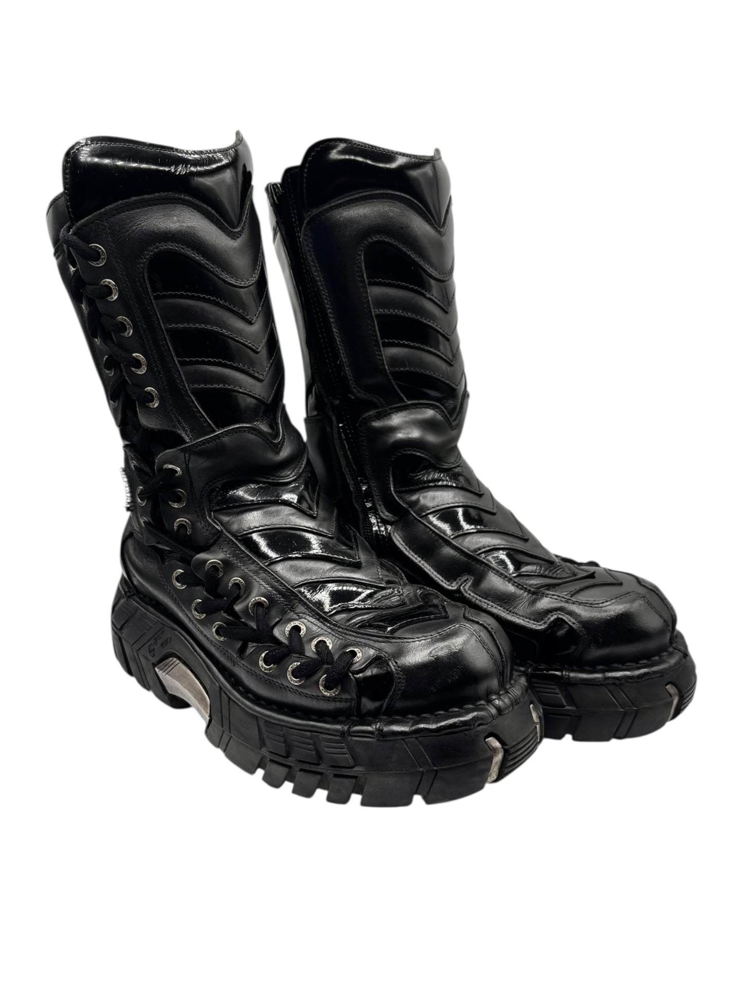 RARE vintage New Rock trailer platform boots size 40