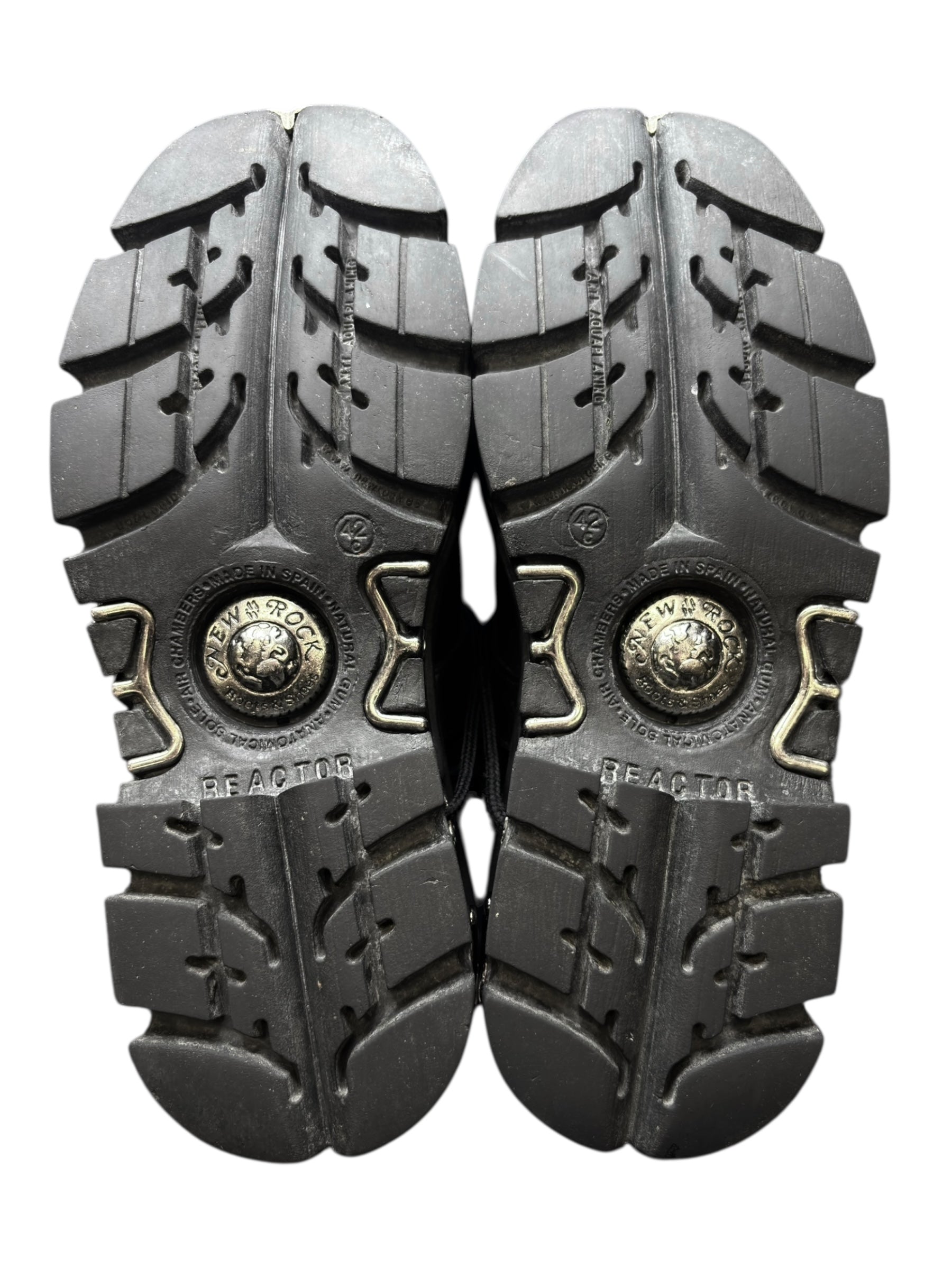 Vintage New Rock mid-calf reactor leather boots size 42