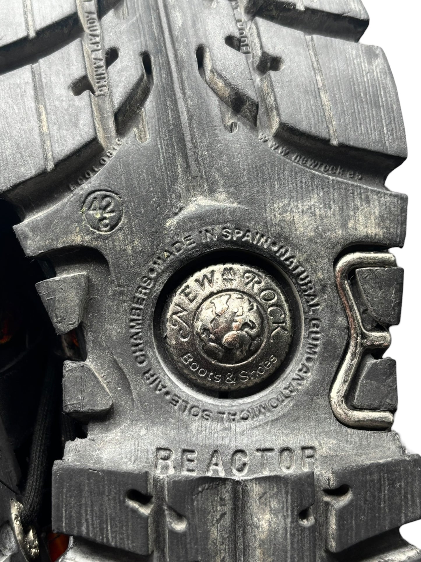 Vintage New Rock mid-calf flame reactor boots size 42