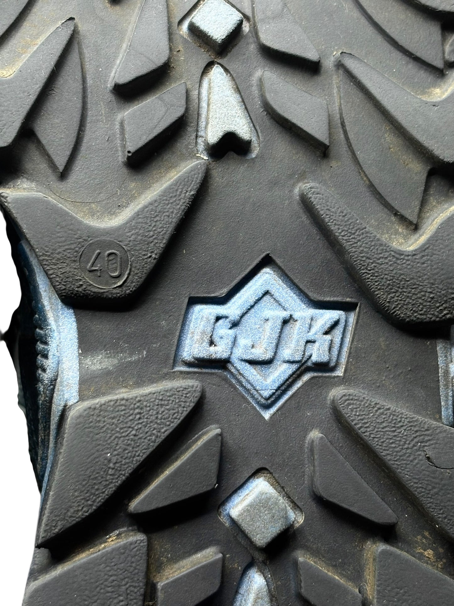 Vintage Gordon Jack denim platform clogs size 36