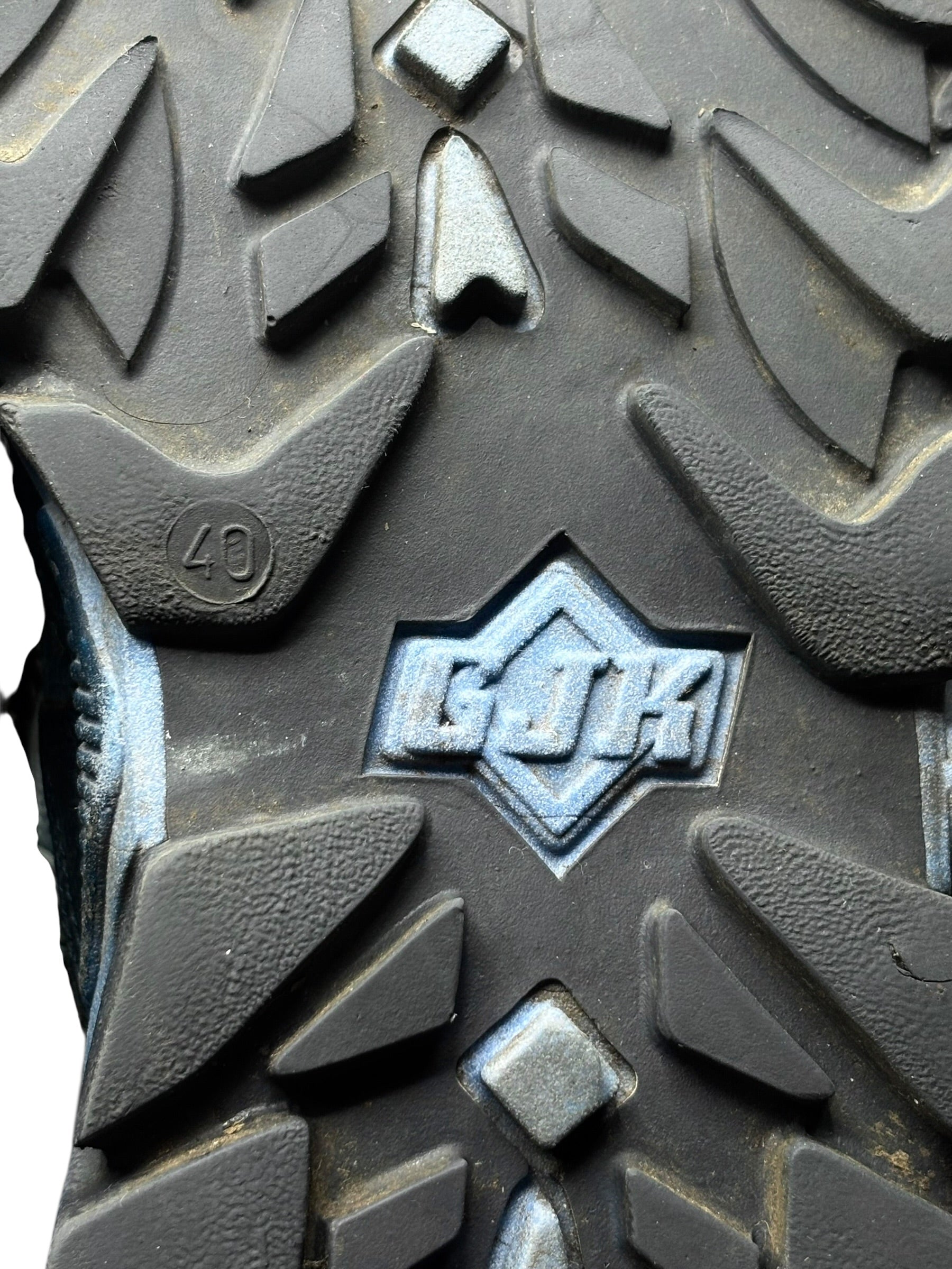 Vintage Gordon Jack denim platform clogs size 36