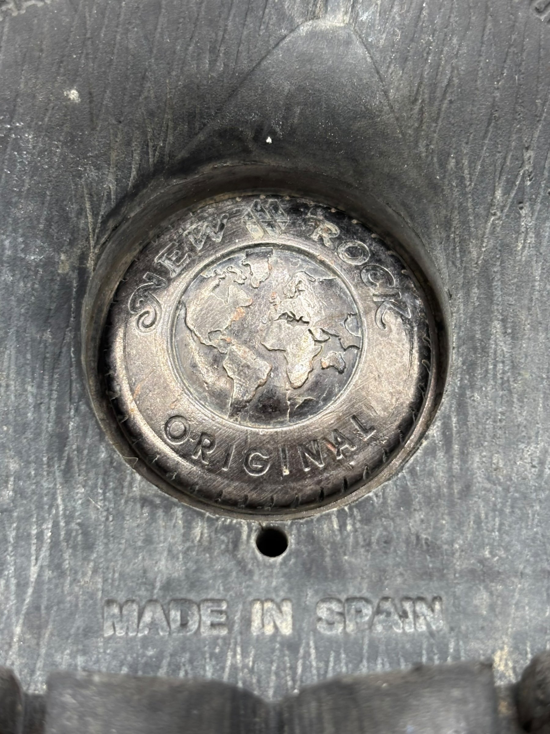 New Rock bullet leather boots size 40