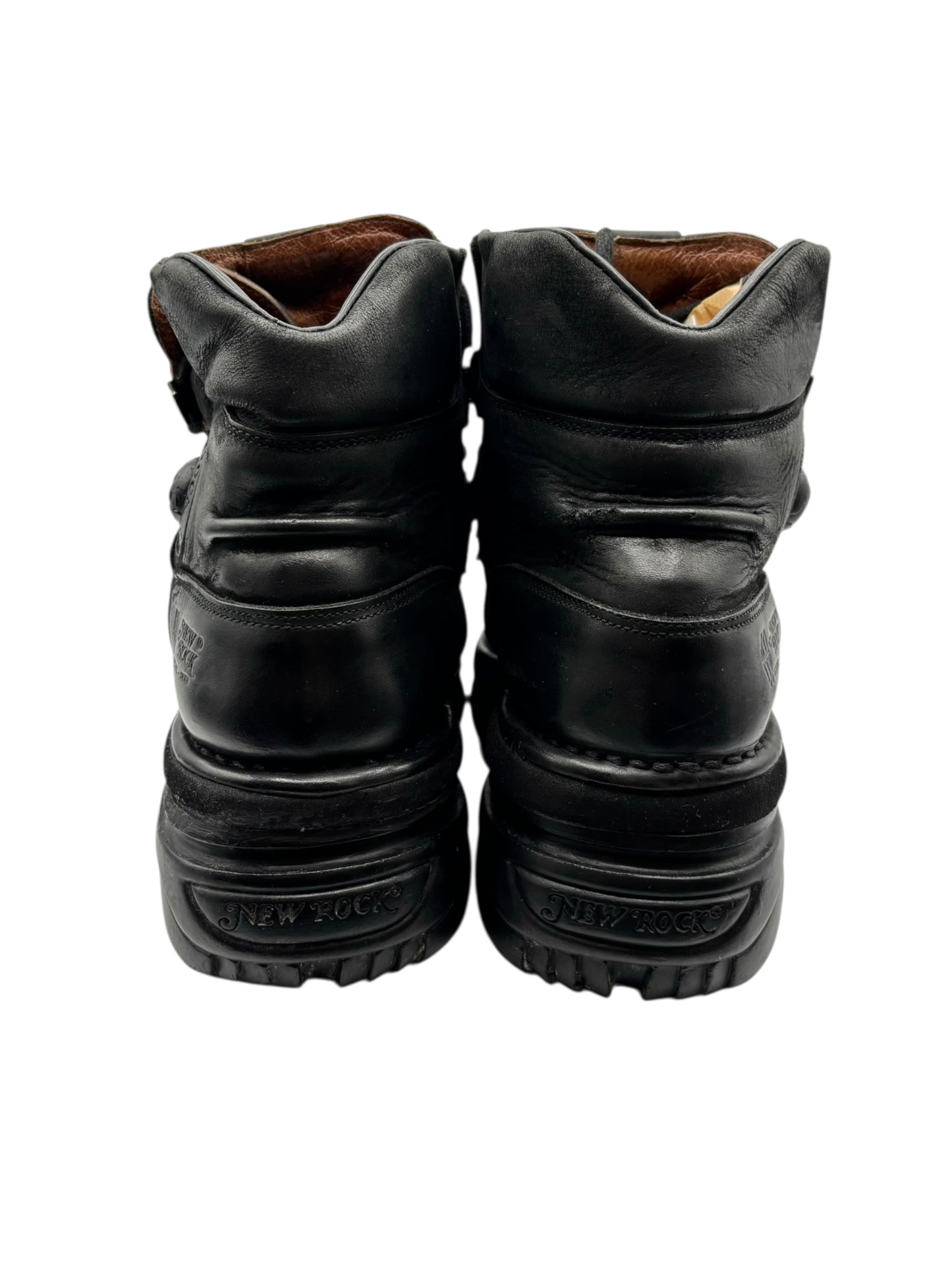 Vintage New Rock lace-up ankle boots size 44