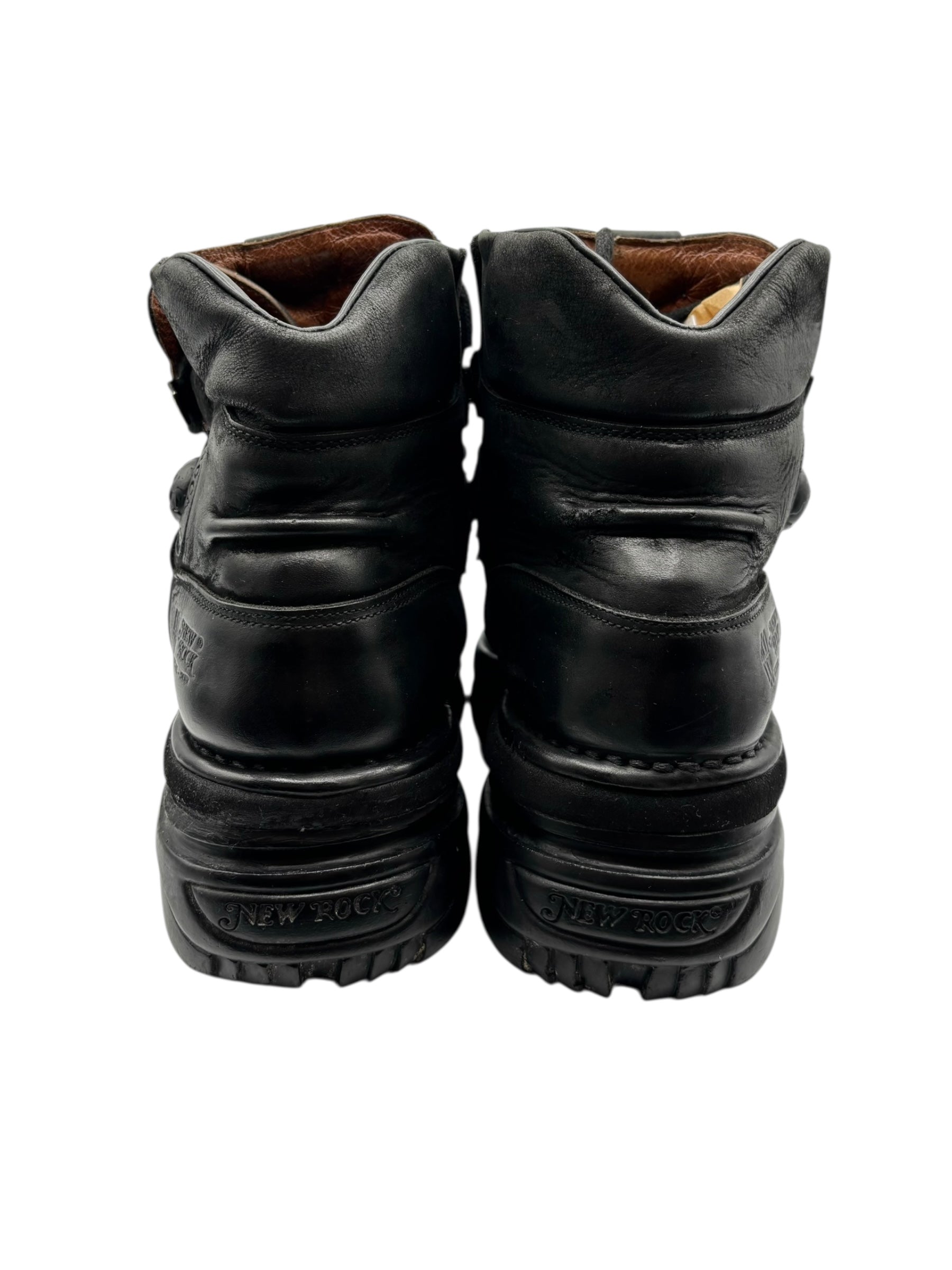 Vintage New Rock lace-up ankle boots size 44