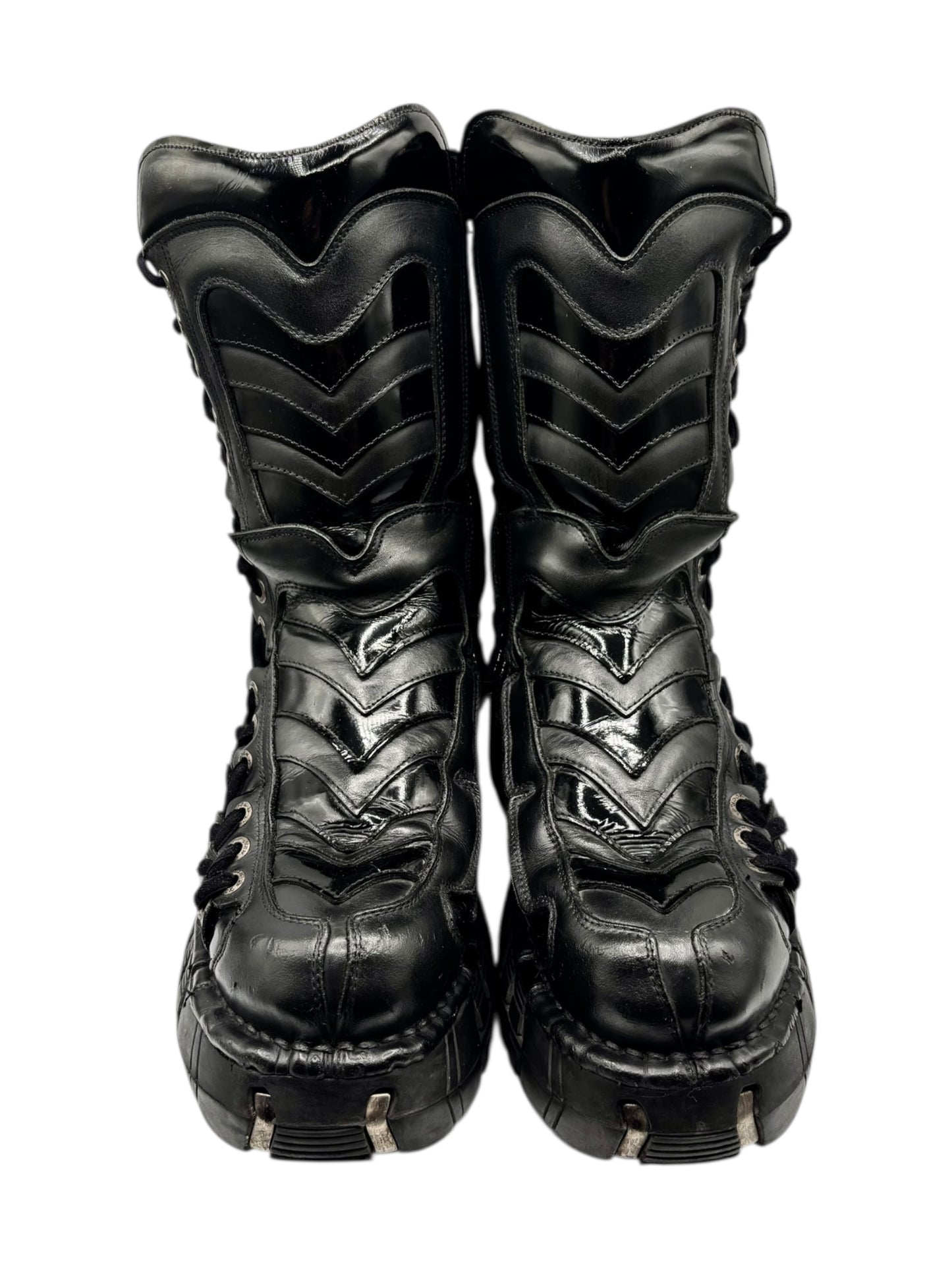 RARE vintage New Rock trailer platform boots size 40