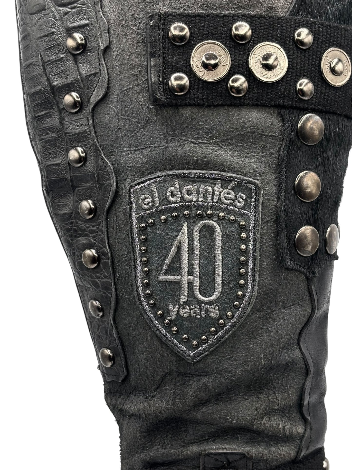 Vintage El Dantes knee high leather boots size 36