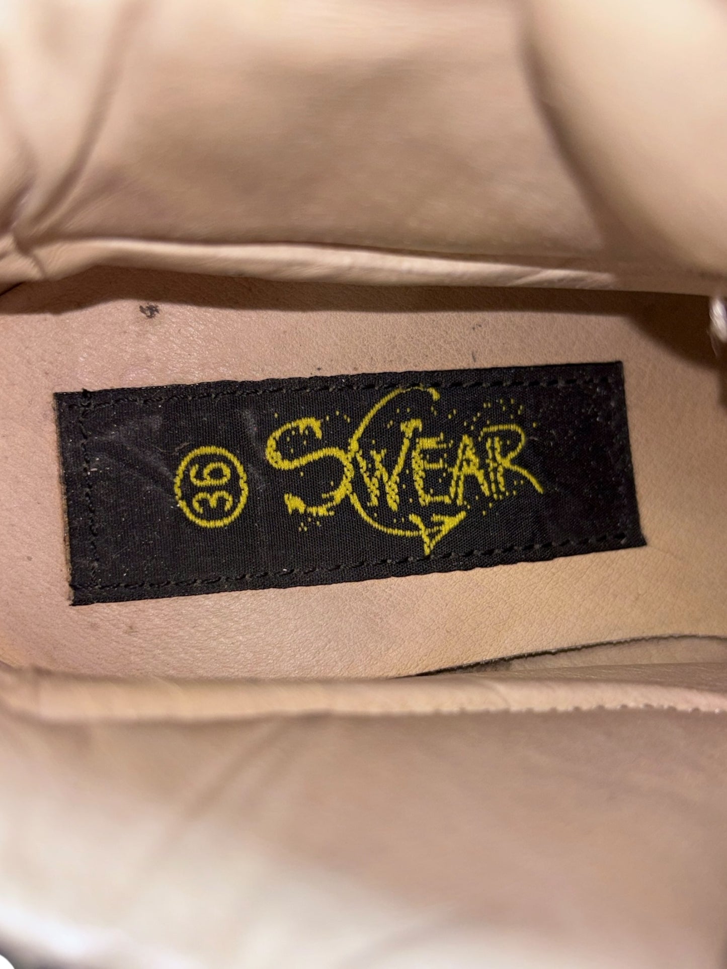 Vintage Swear London platform wedge boots size 36