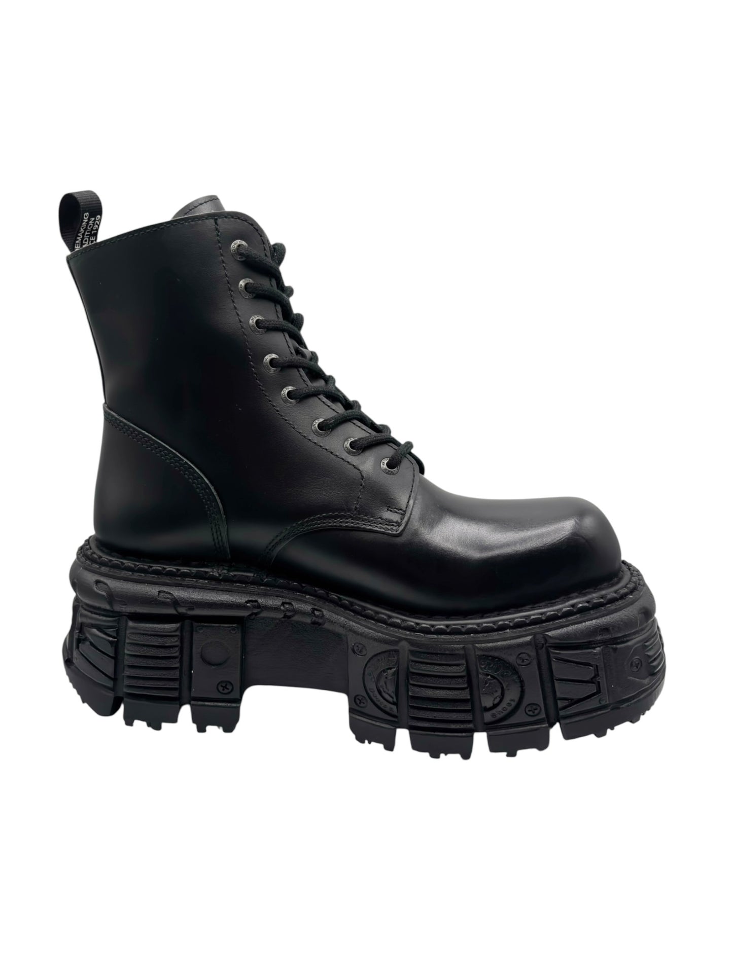 New Rock tank platform leather boots